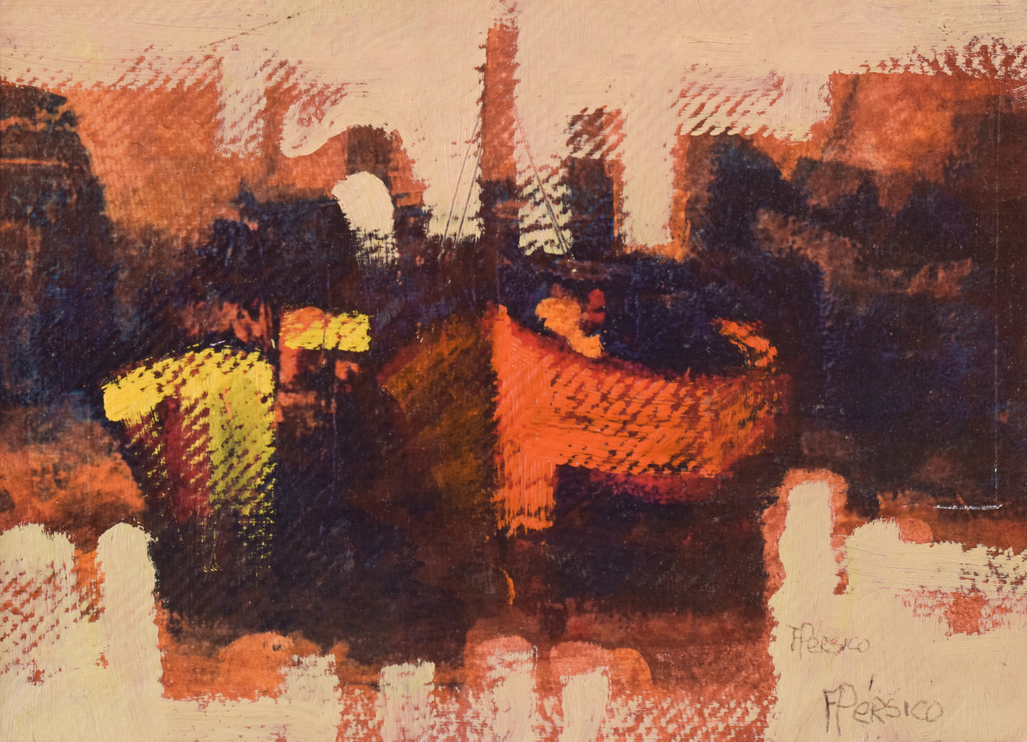 Felipe Persico - Abstract Boats - Modern Decorative