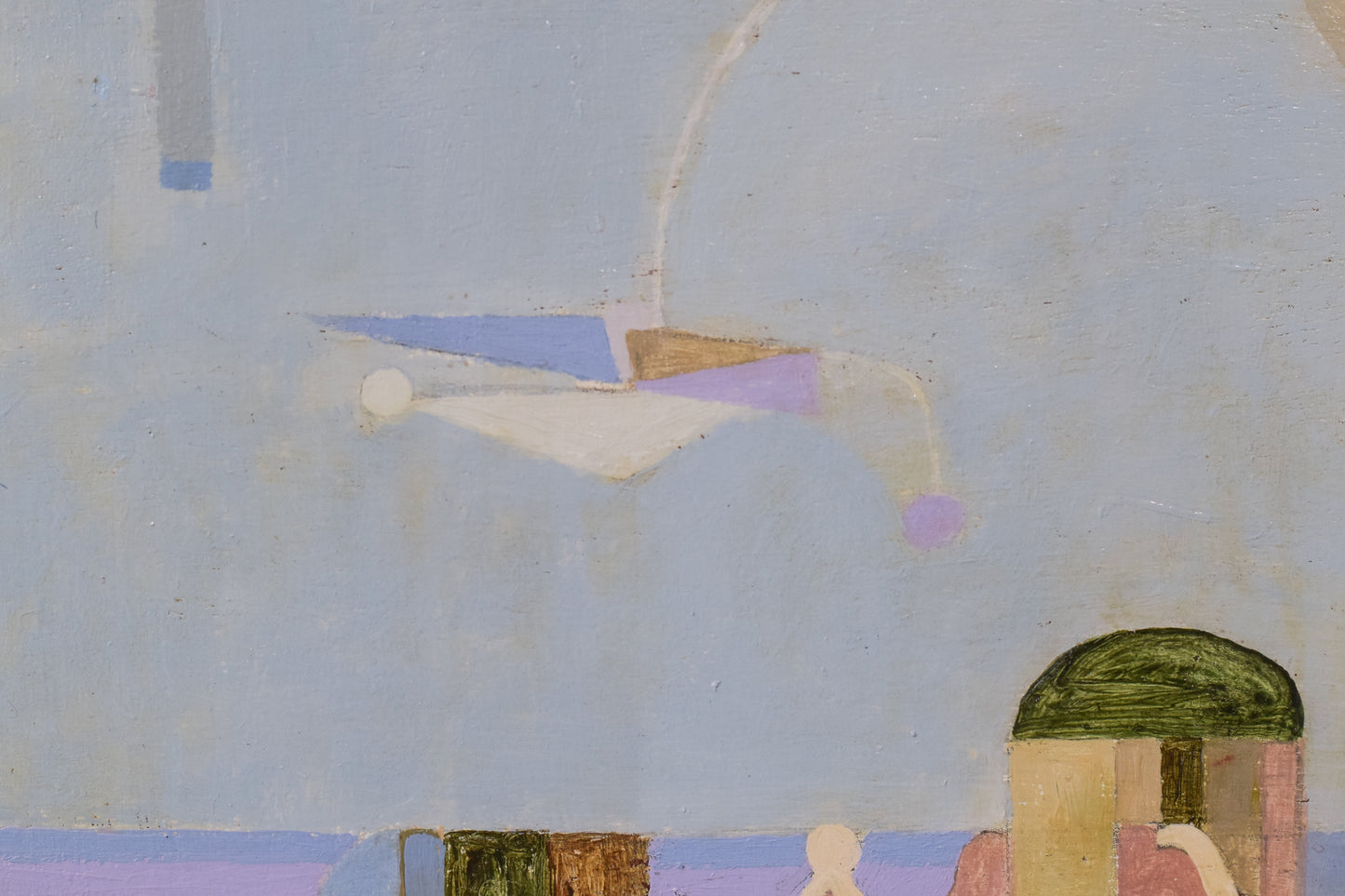 Italian Cubist Landscape - Modern Decorative