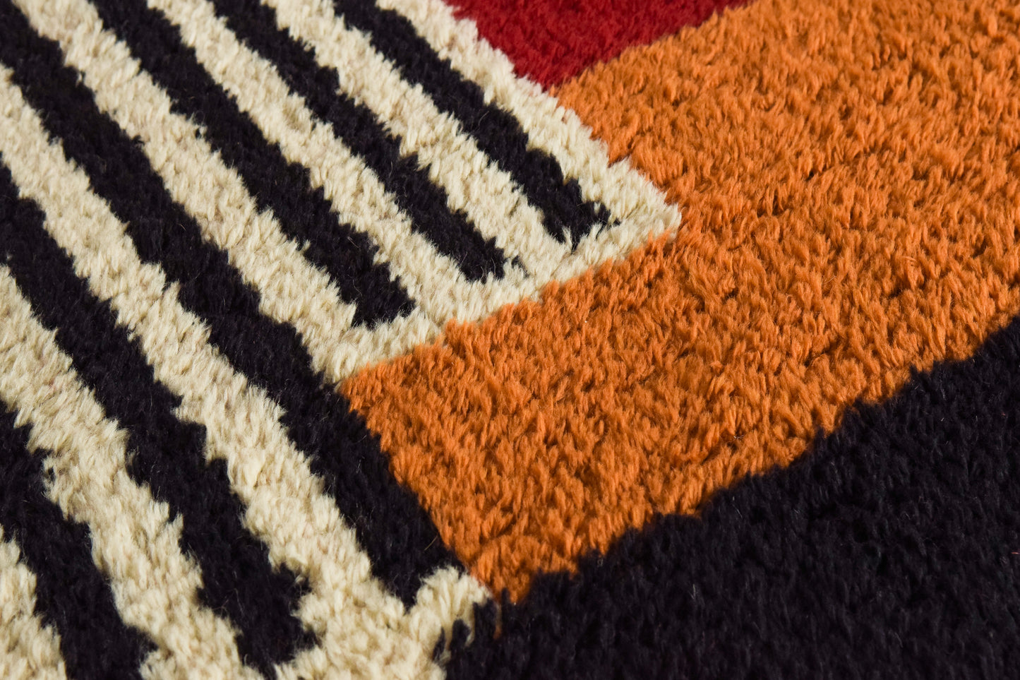 Handwoven - Bauhaus Style Rug - Modern Decorative