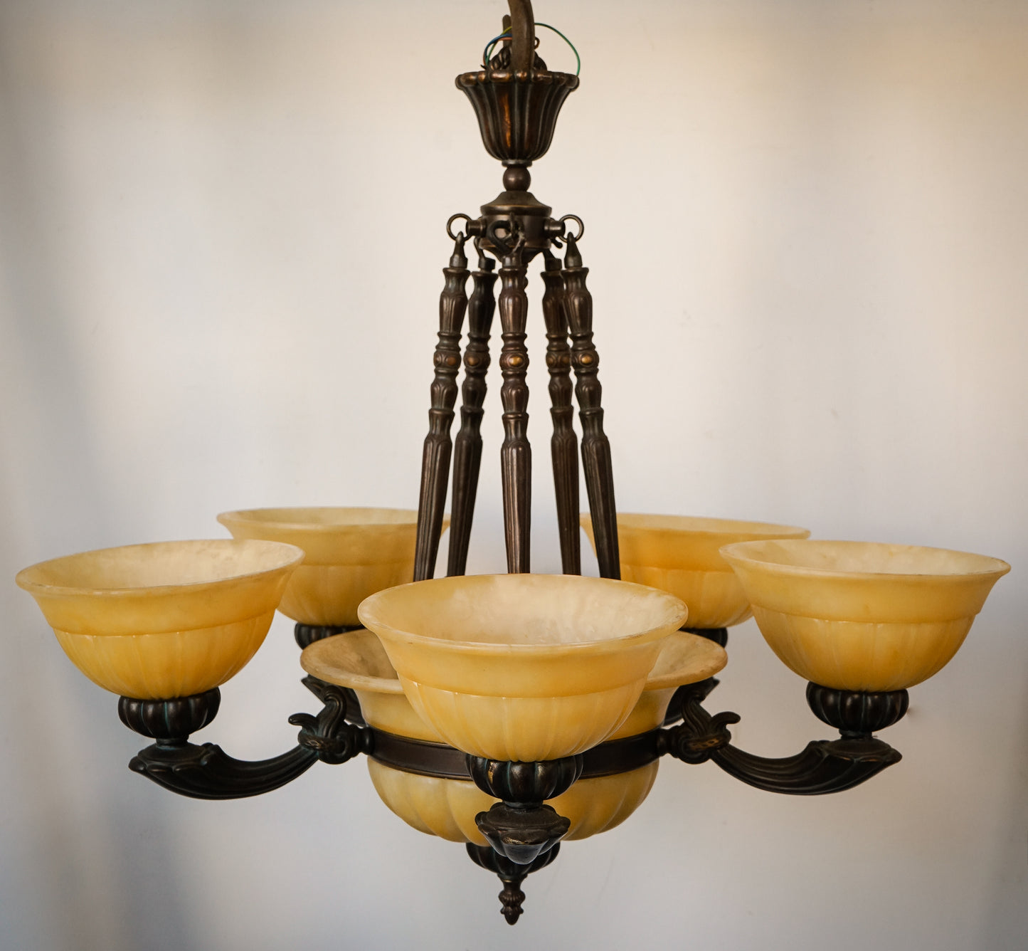 Alabaster (reconstituted) - Chandelier
