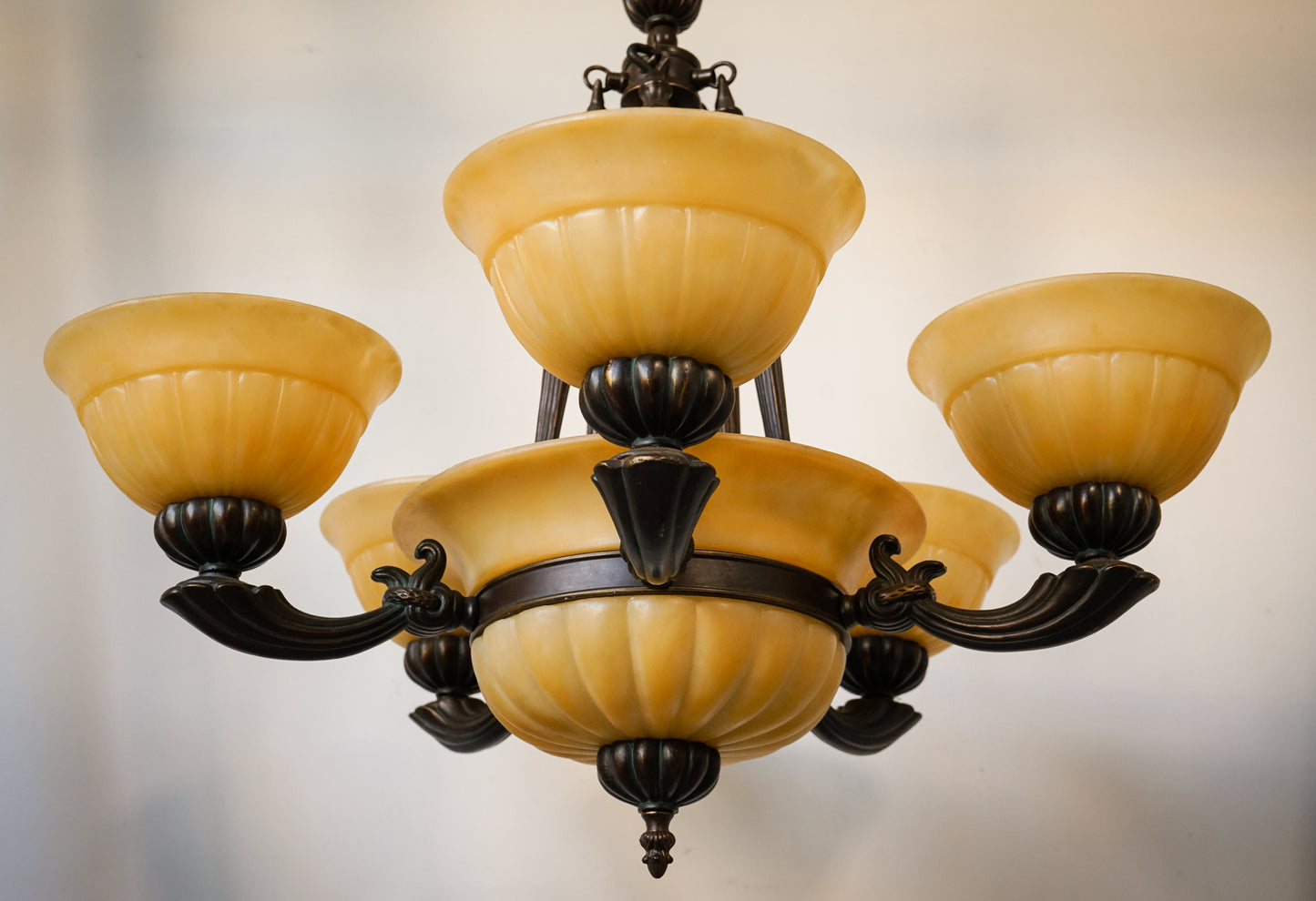 Alabaster (reconstituted) - Chandelier