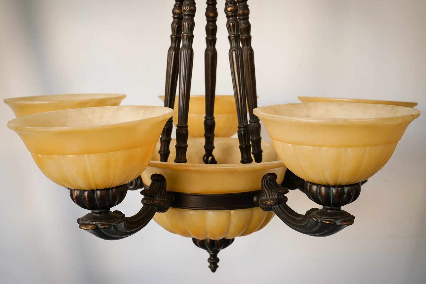 Alabaster (reconstituted) - Chandelier