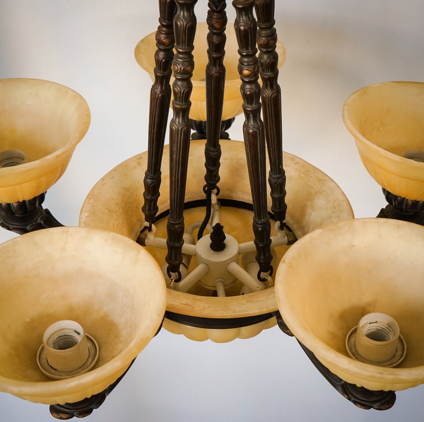 Alabaster (reconstituted) - Chandelier
