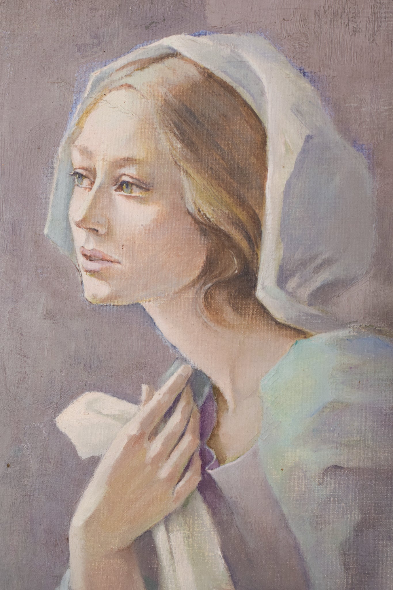 Portrait of a Novice - Oil on Canvas - Modern Decorative
