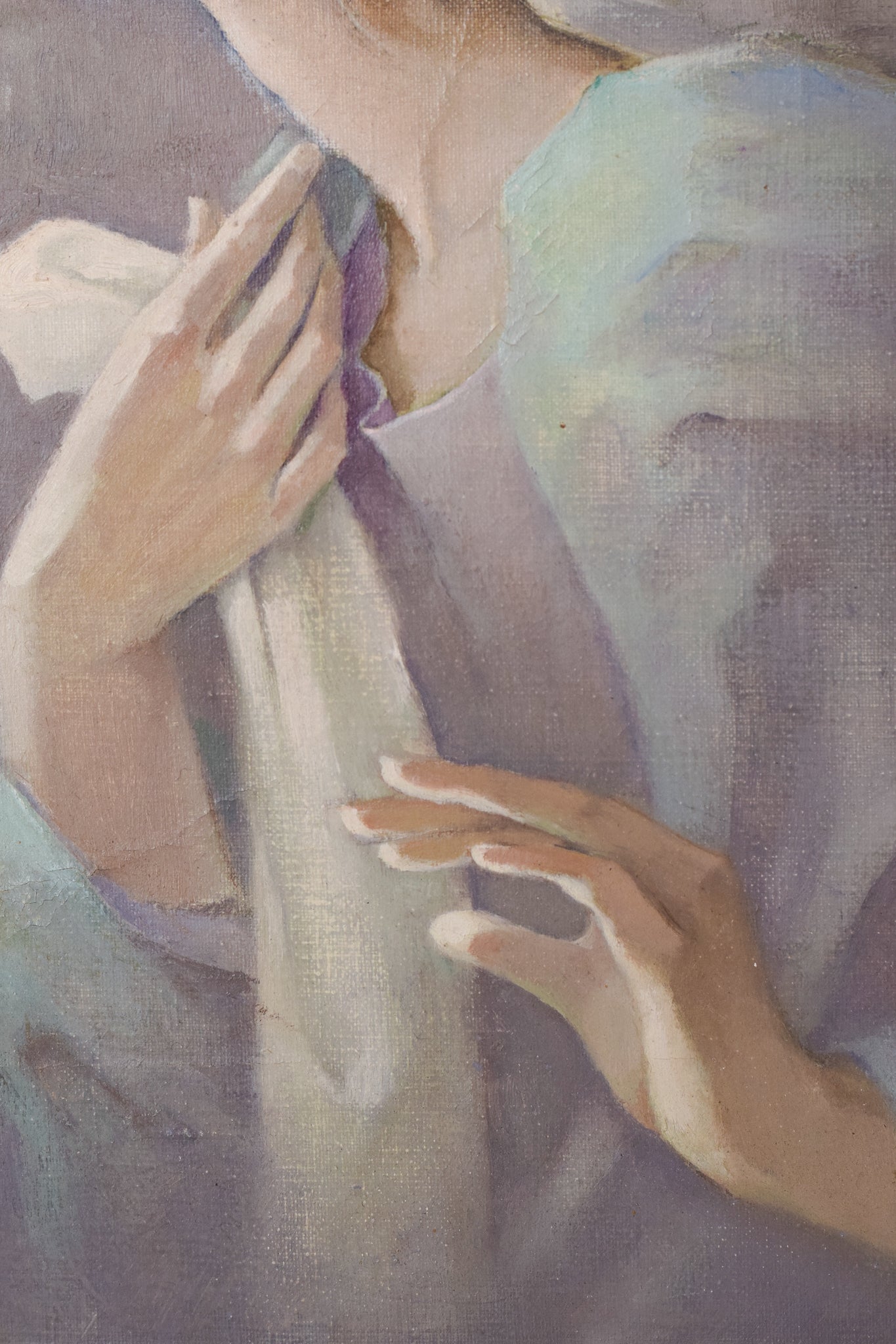 Portrait of a Novice - Oil on Canvas - Modern Decorative