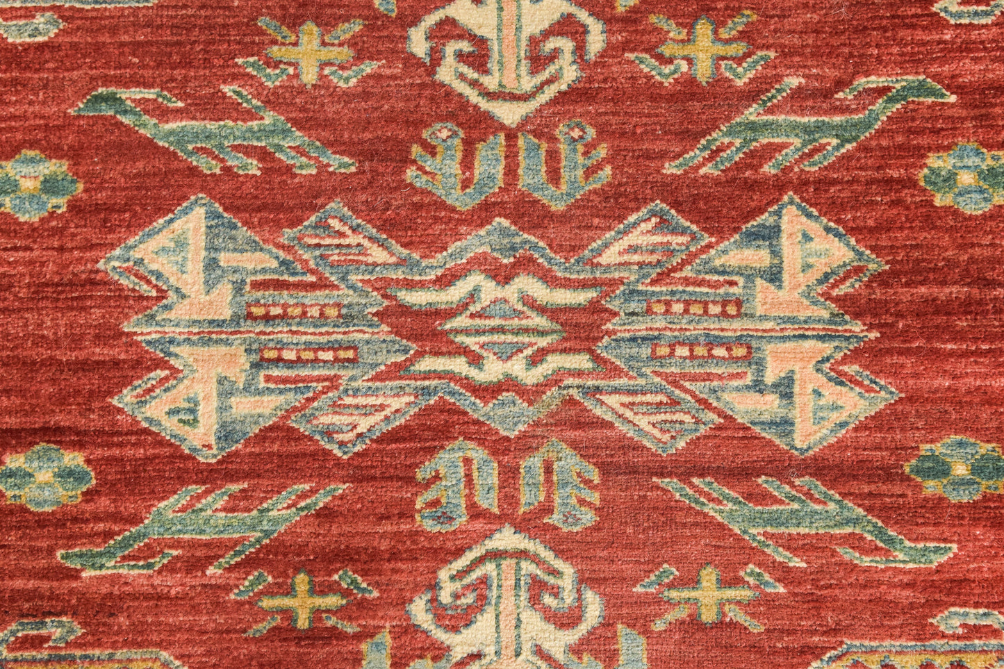 Handwoven Vintage - Gooch Kazak Rug - Modern Decorative