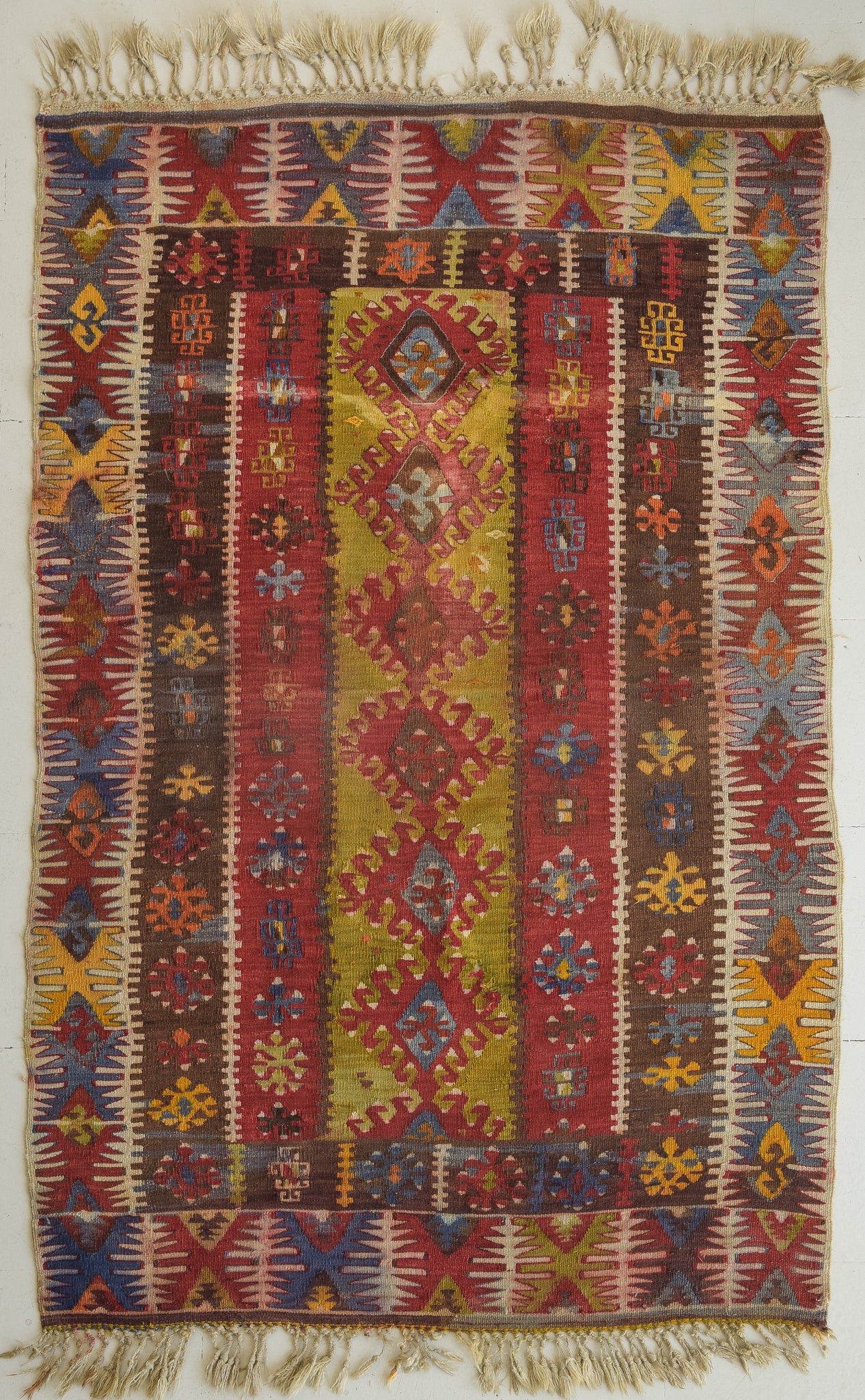 Vintage - Handwoven Kilim Rug – Modern Decorative