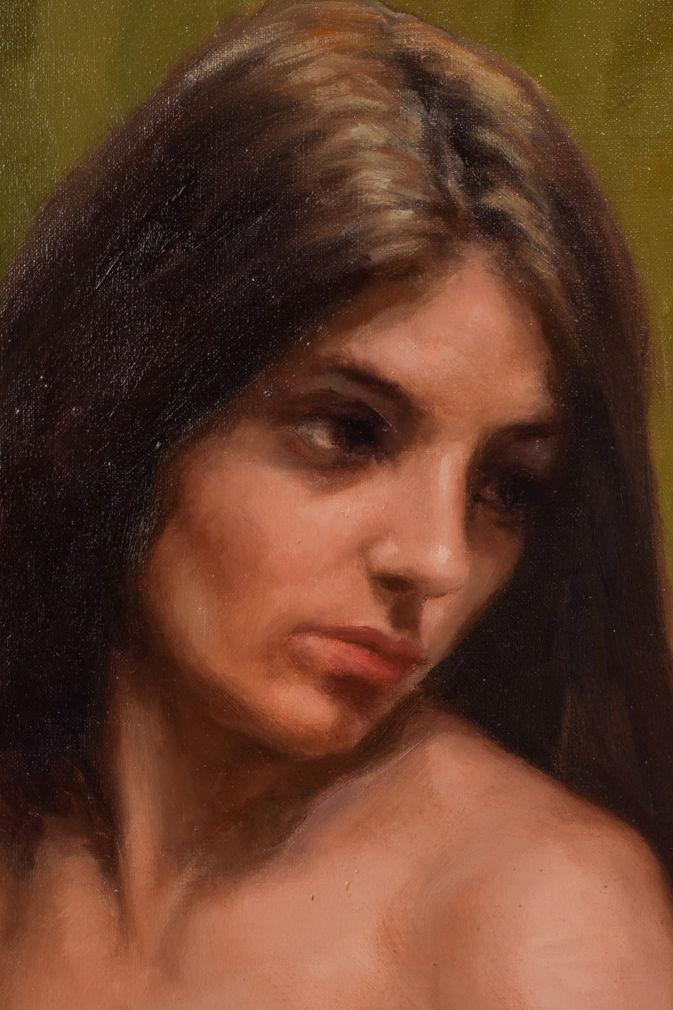 Jordi Bernaus - Nude Life Portrait - Modern Decorative