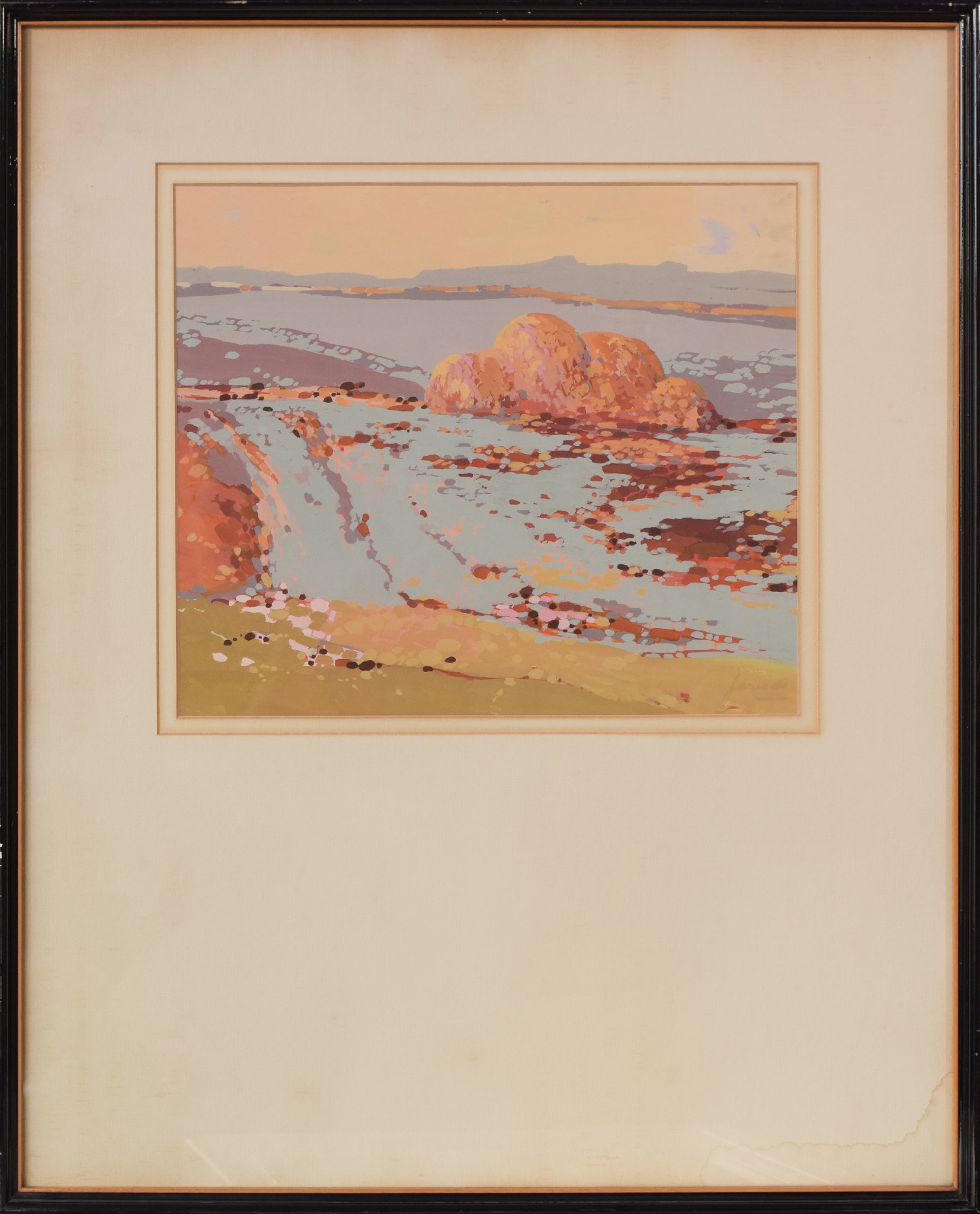 Pair of Summer Landscapes - Mid Century - Modern Decorative