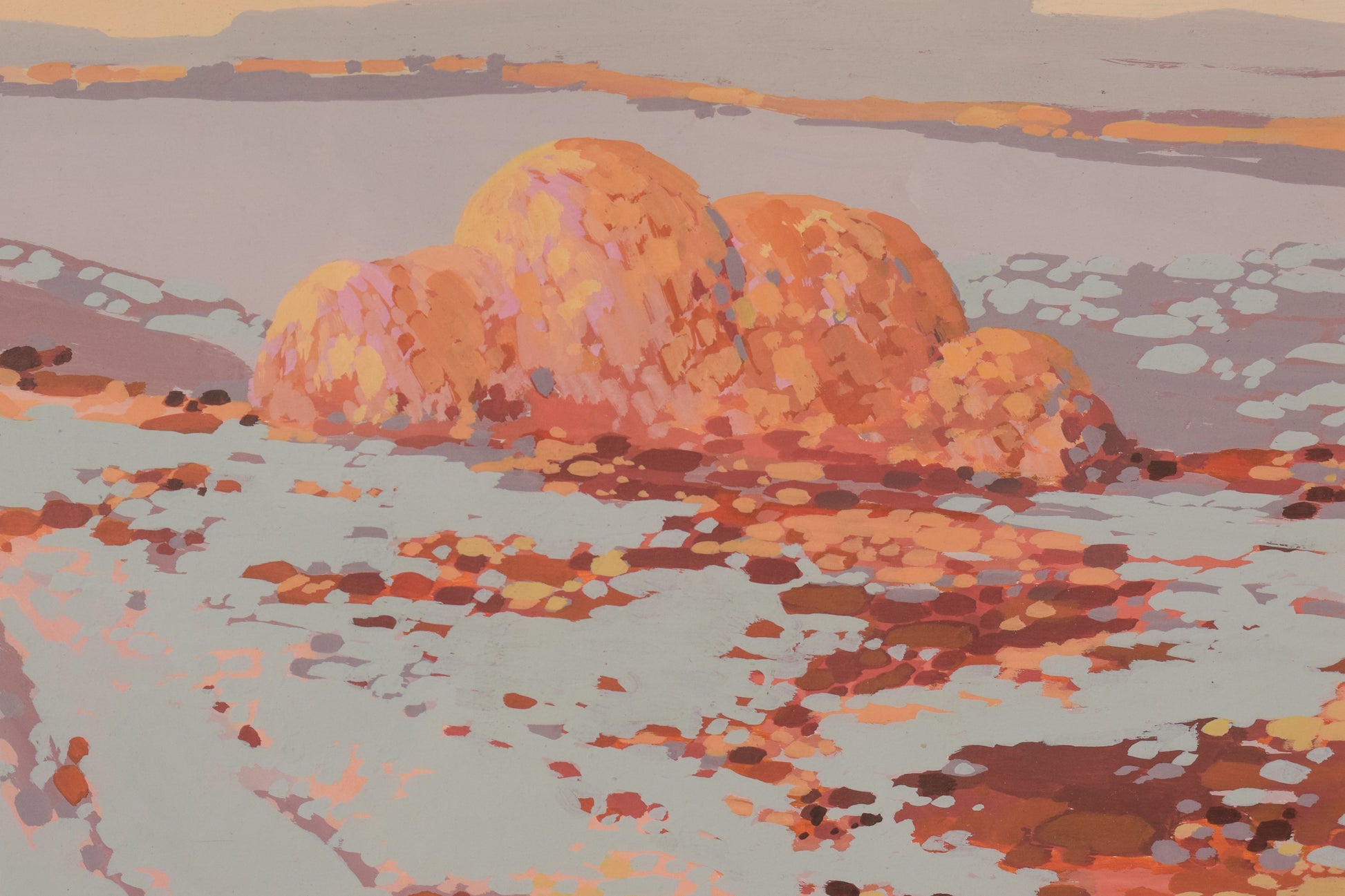 Pair of Summer Landscapes - Mid Century - Modern Decorative