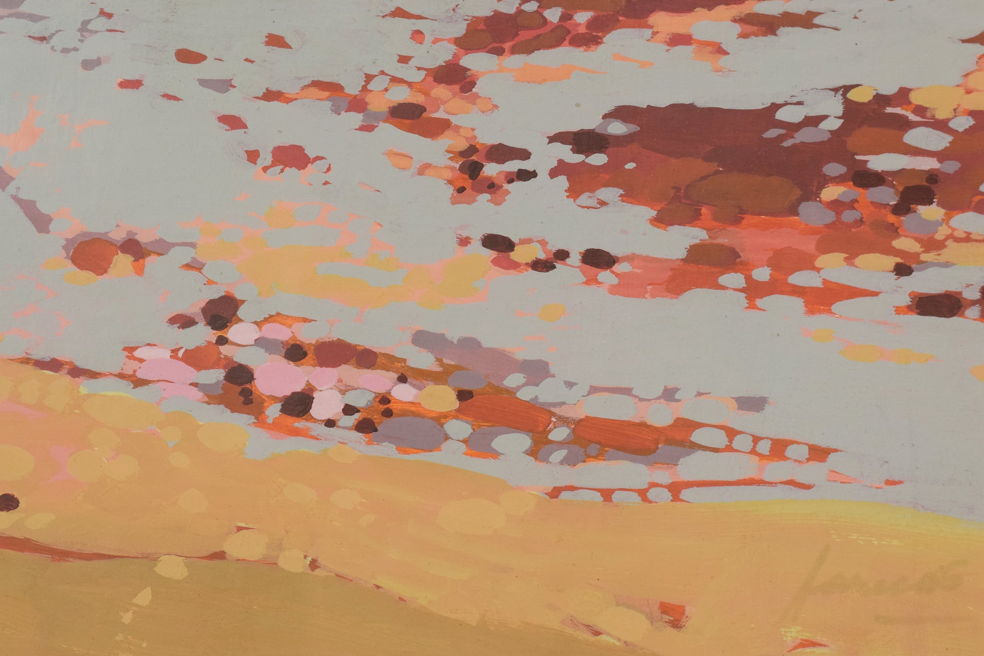 Pair of Summer Landscapes - Mid Century - Modern Decorative