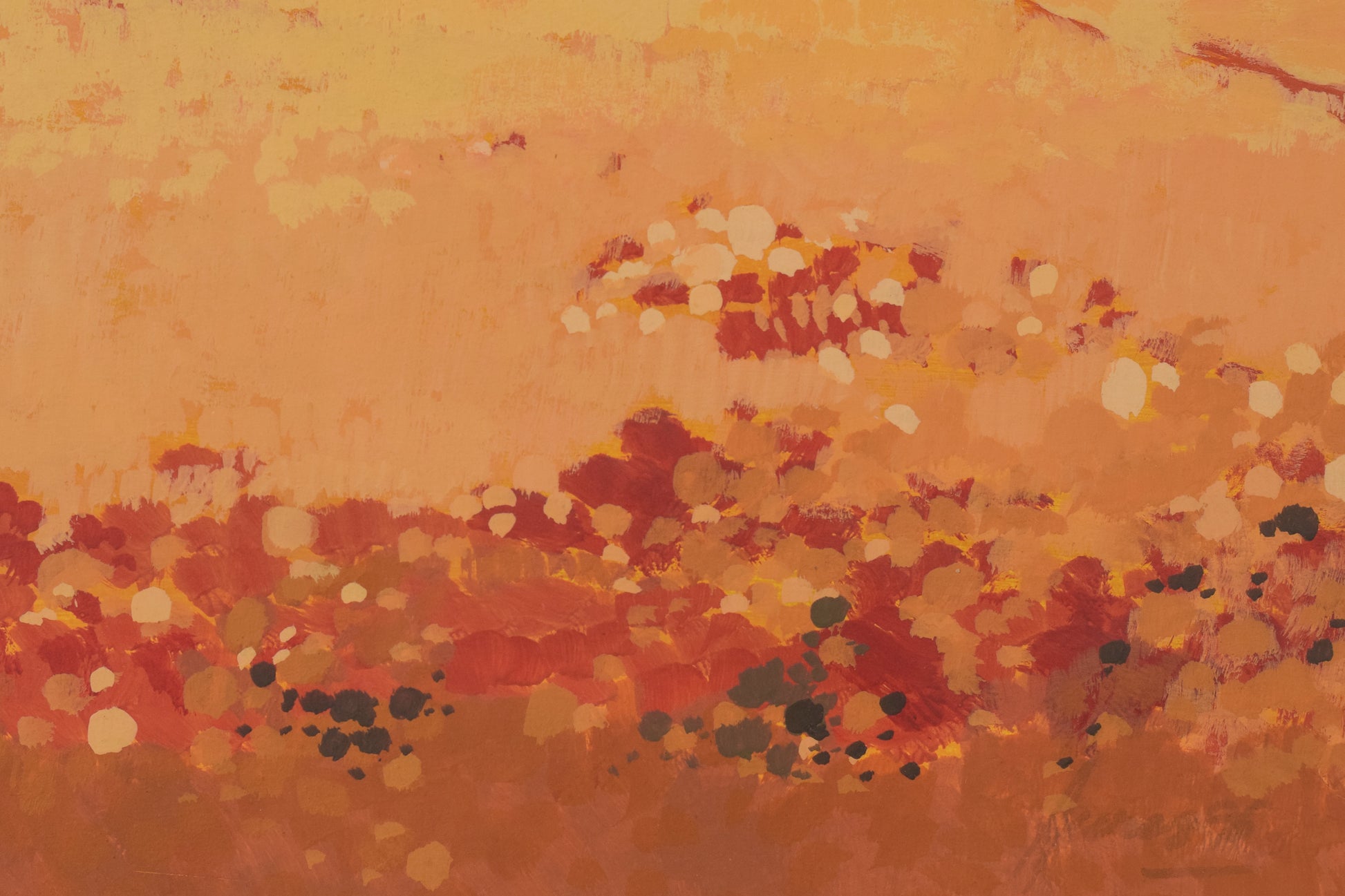 Pair of Summer Landscapes - Mid Century - Modern Decorative