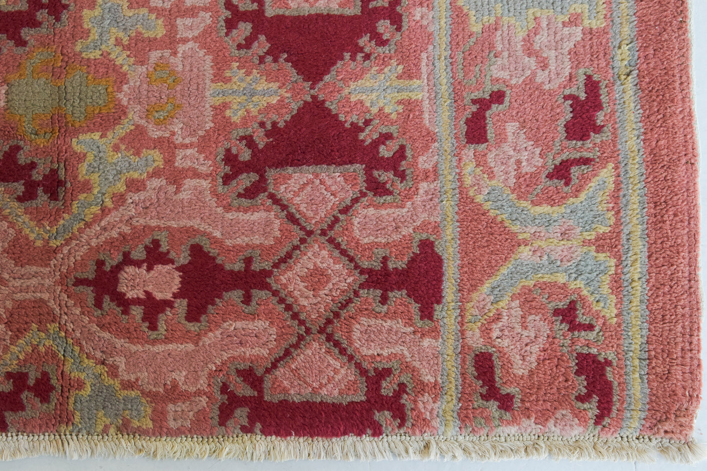 Handwoven - Vintage Spanish Rug - Modern Decorative