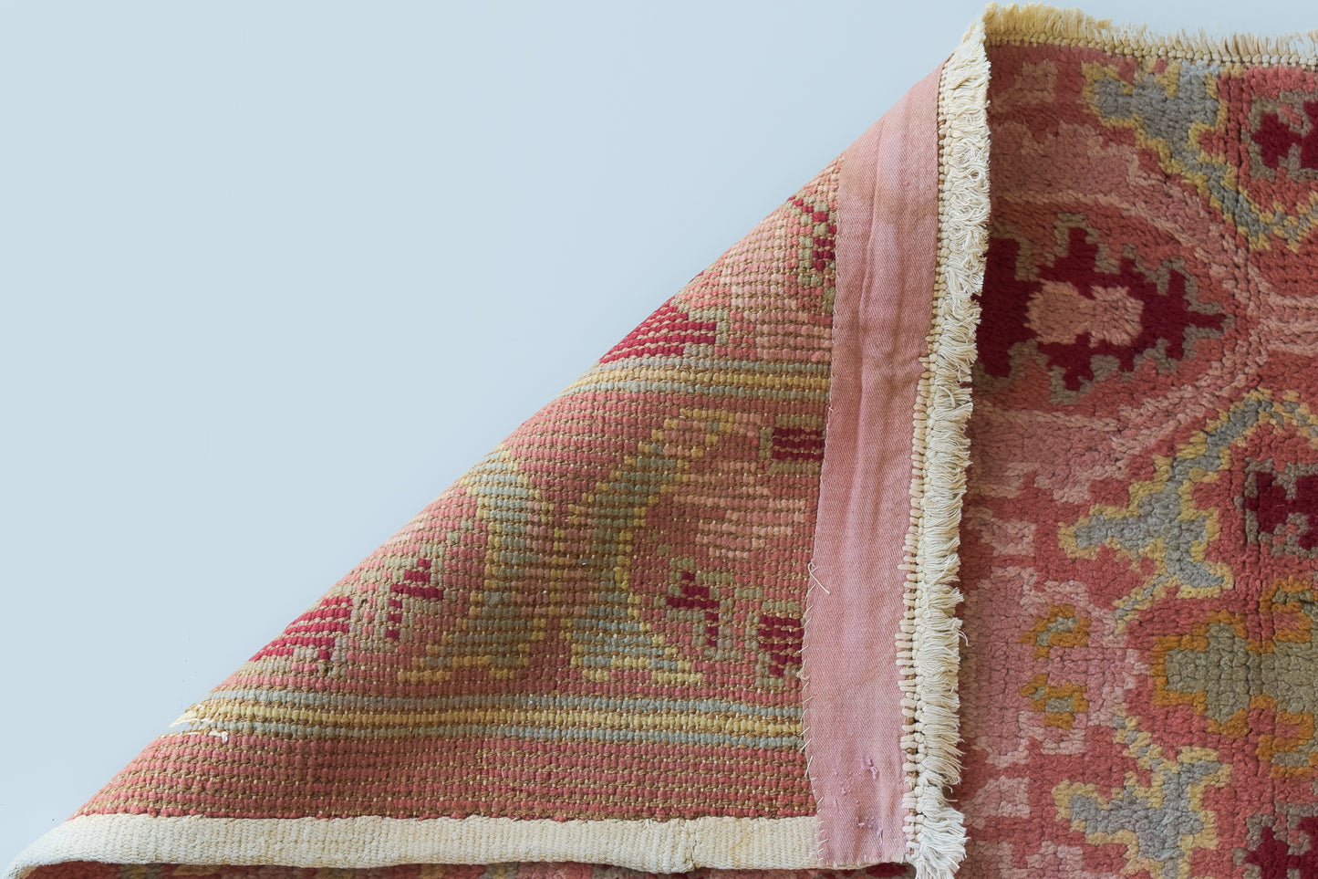 Handwoven - Vintage Spanish Rug - Modern Decorative