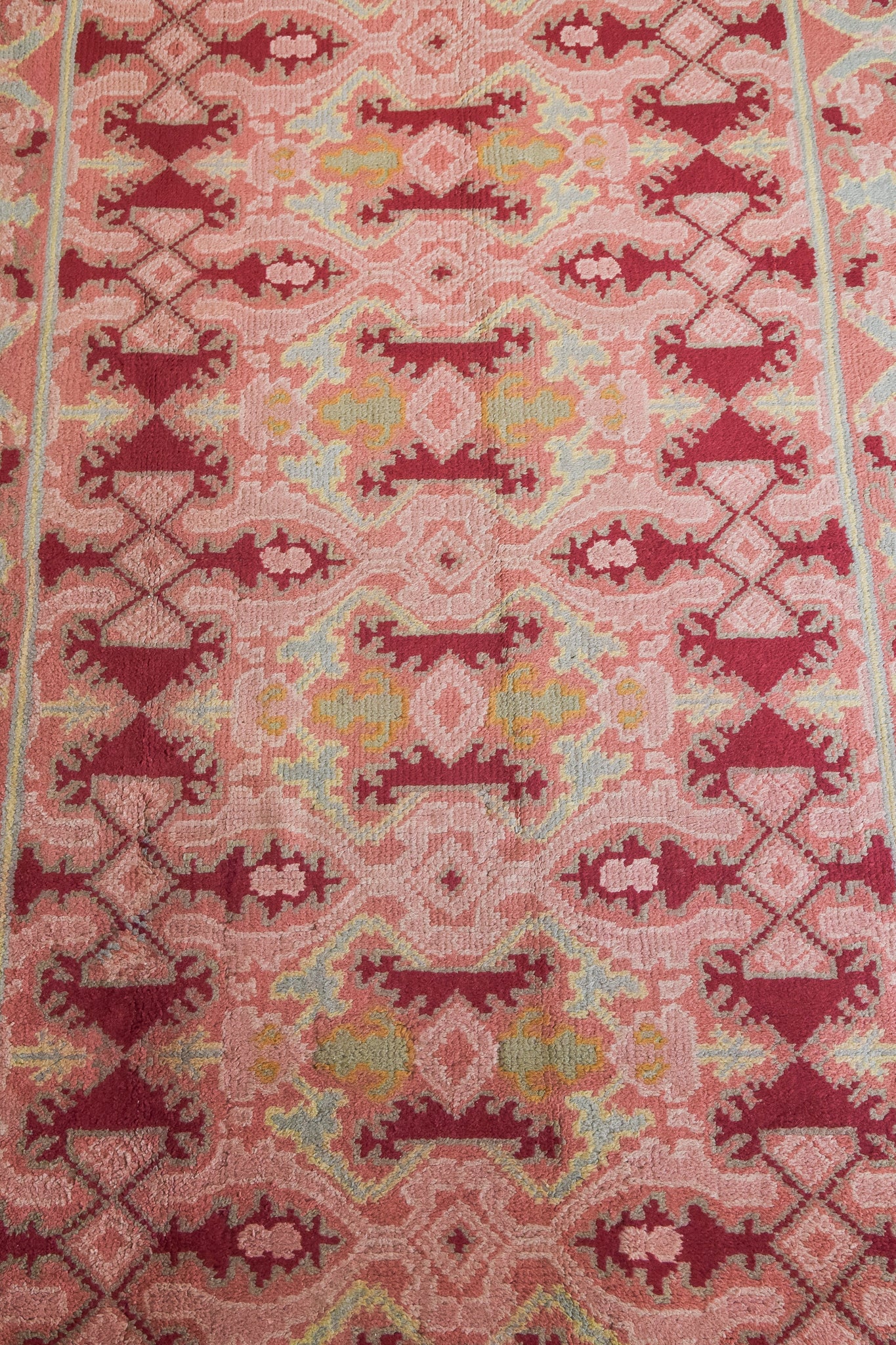 Handwoven - Vintage Spanish Rug - Modern Decorative