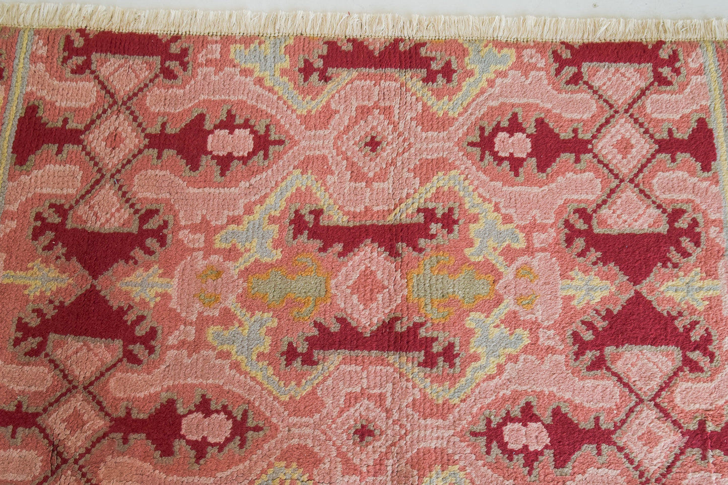 Handwoven - Vintage Spanish Rug - Modern Decorative