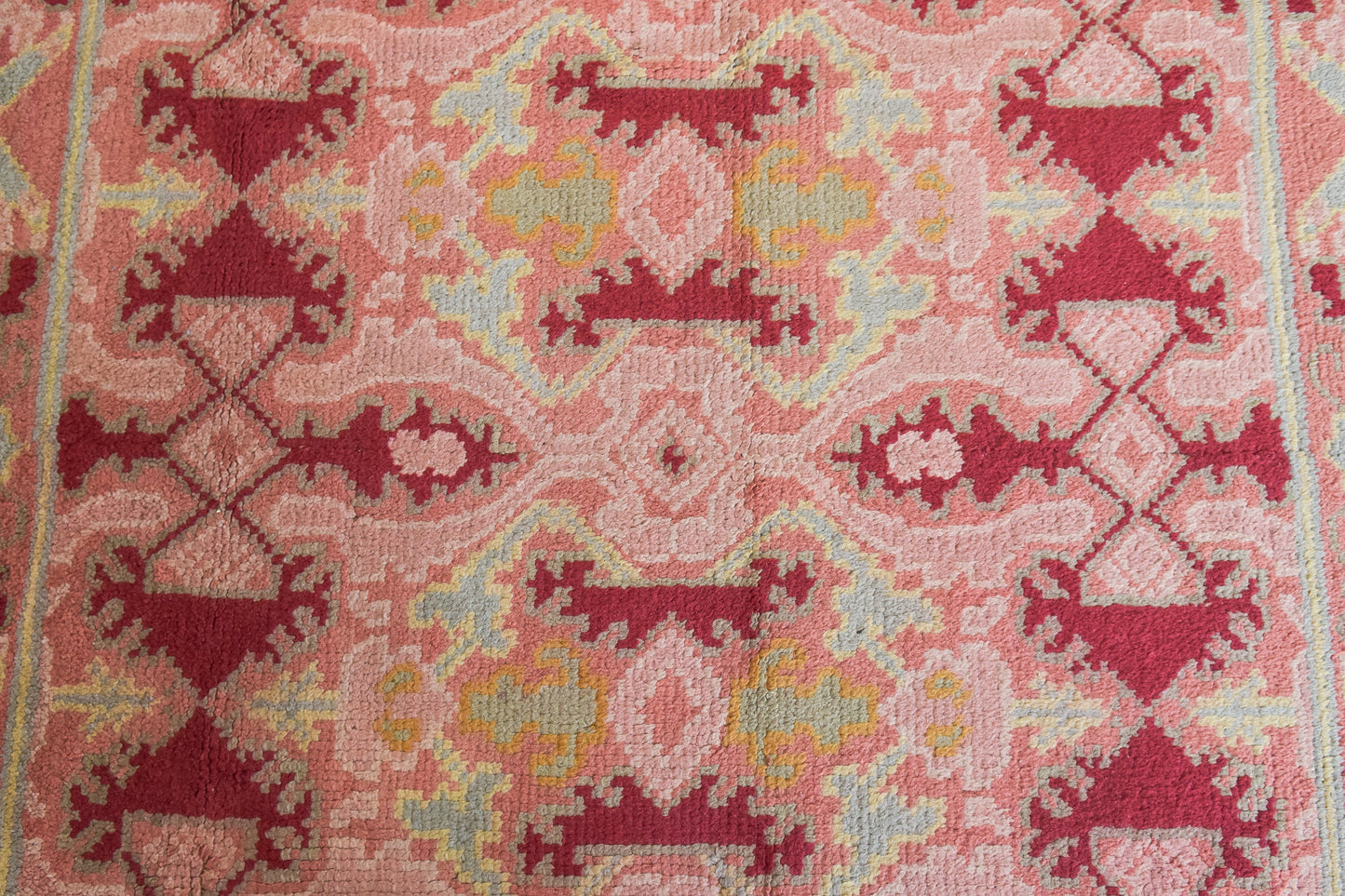Handwoven - Vintage Spanish Rug - Modern Decorative