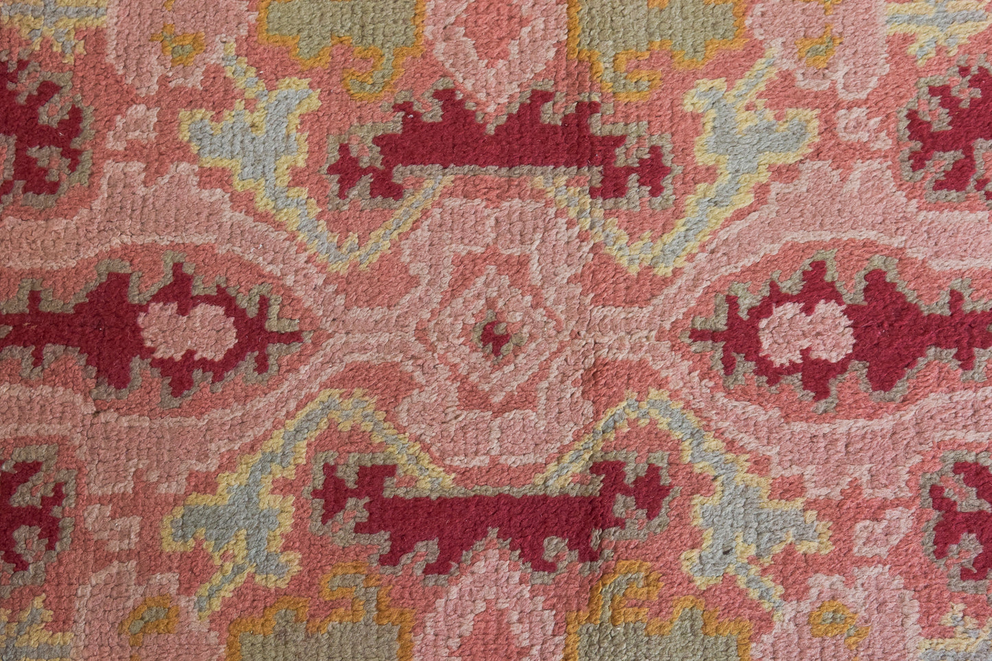 Handwoven - Vintage Spanish Rug - Modern Decorative