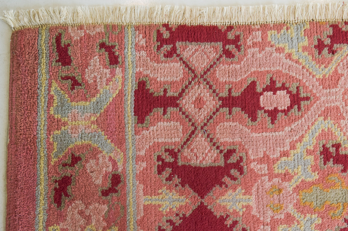 Handwoven - Vintage Spanish Rug - Modern Decorative