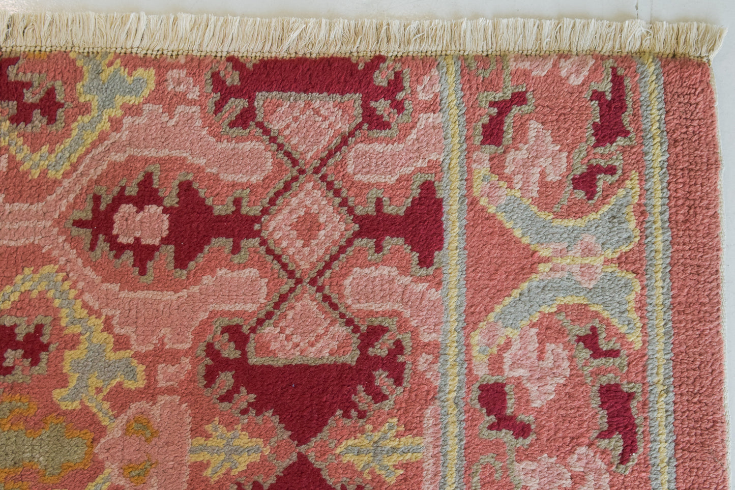 Handwoven - Vintage Spanish Rug - Modern Decorative