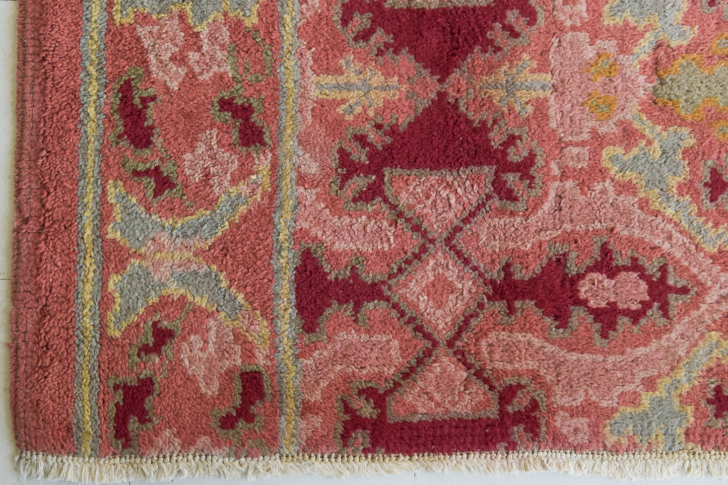 Handwoven - Vintage Spanish Rug - Modern Decorative