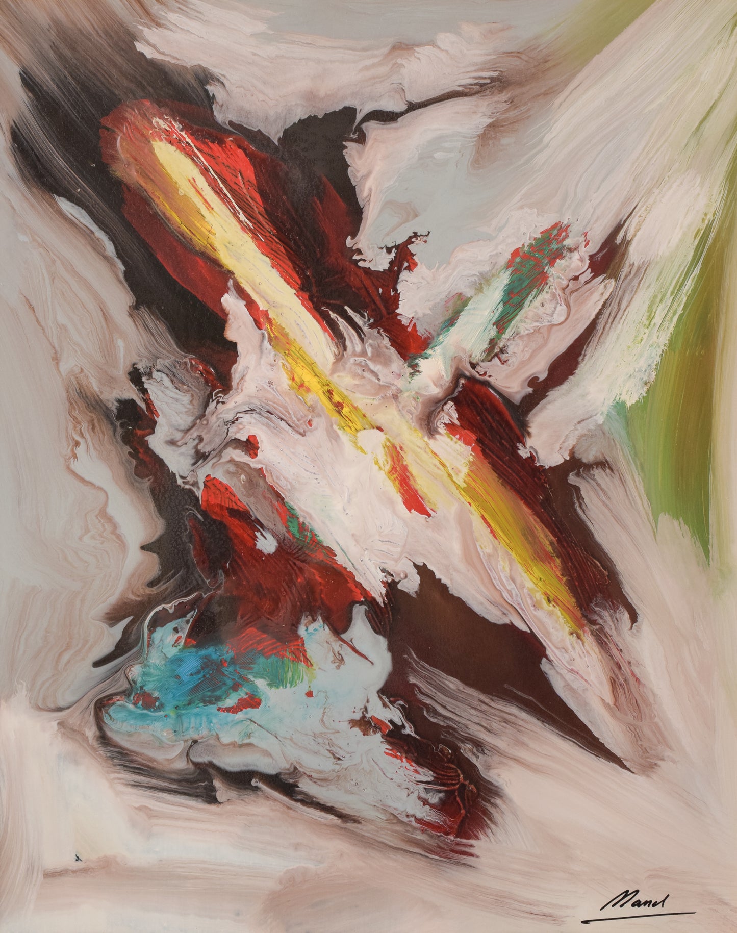 Abstract Signed 'Manel'