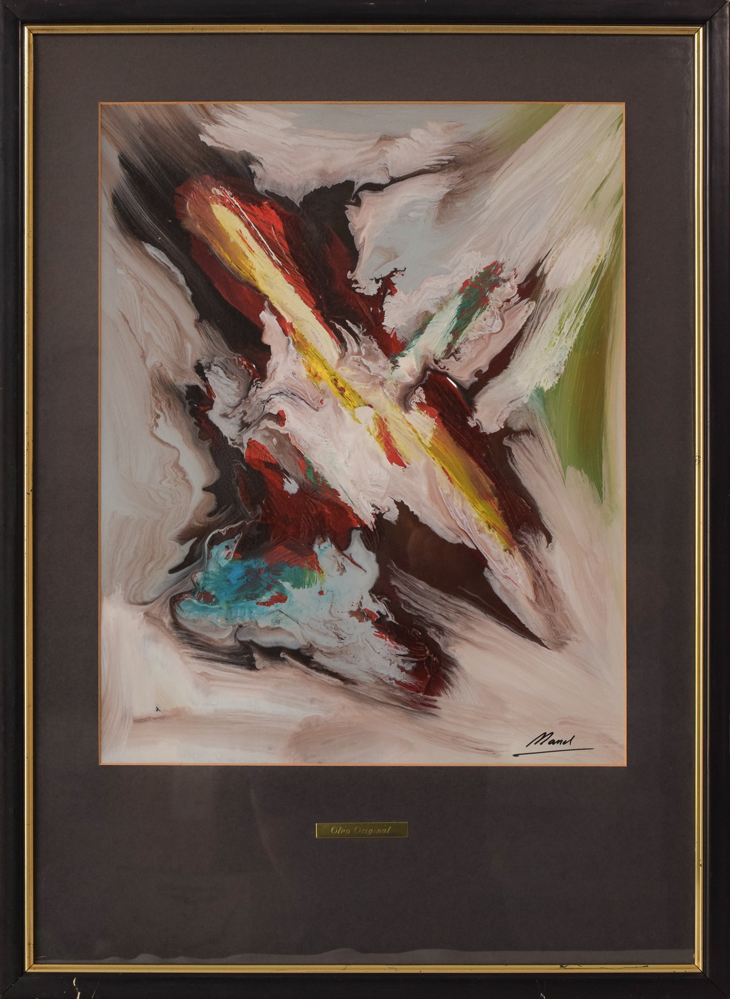 Abstract Signed 'Manel'