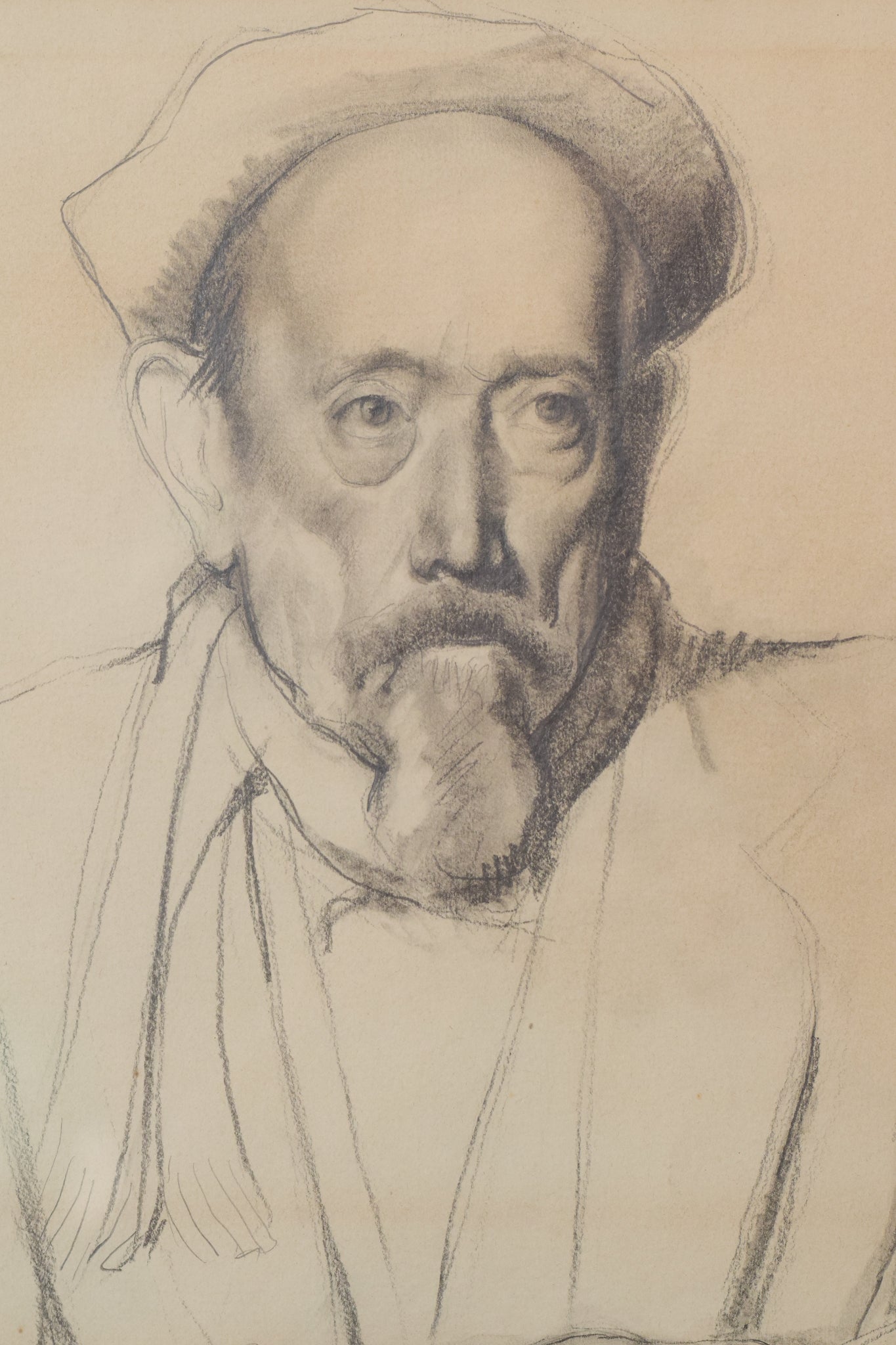 Amador Garrell i Soto - Pencil study of a Imam - Modern Decorative