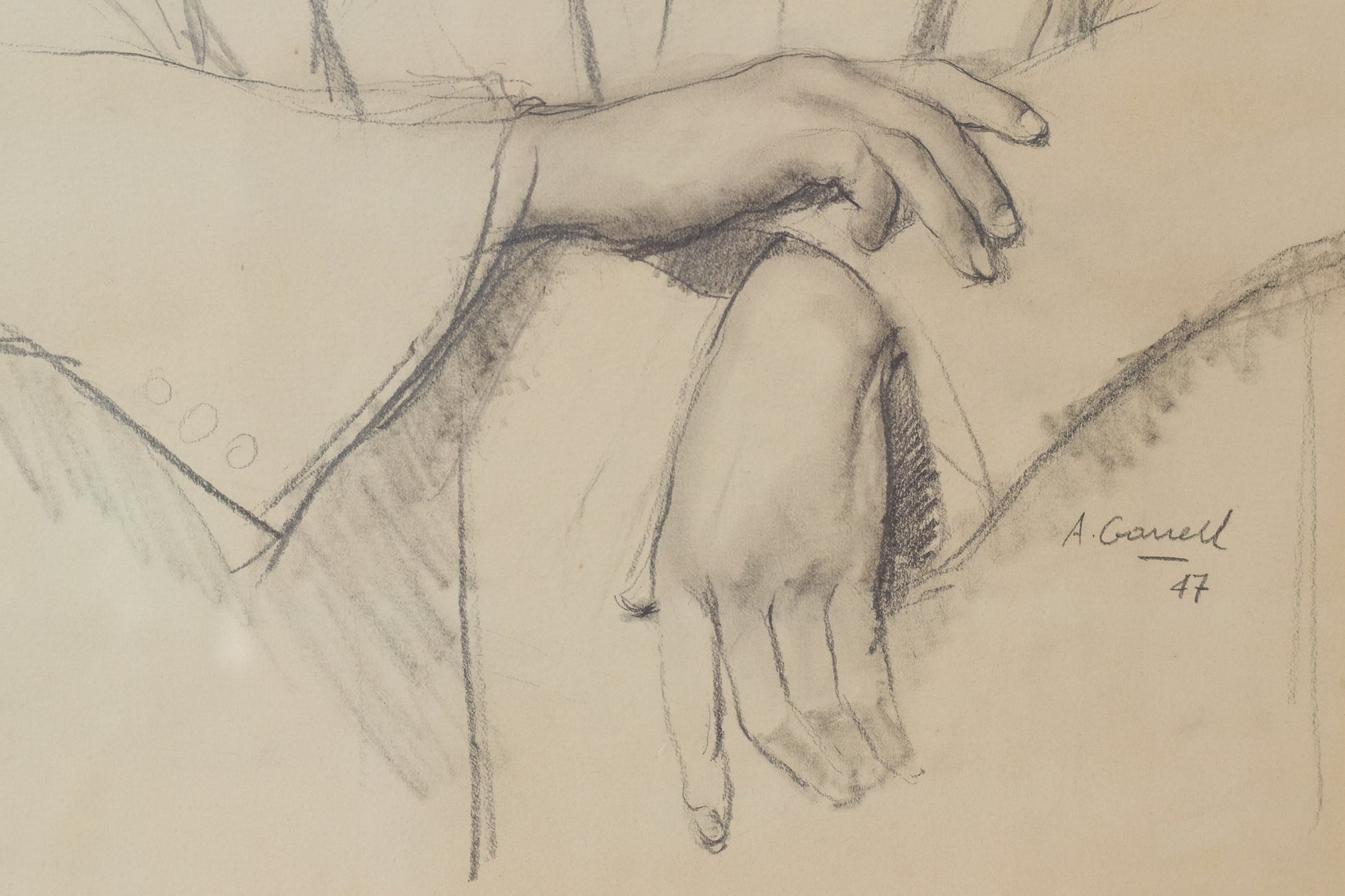 Amador Garrell i Soto - Pencil study of a Imam - Modern Decorative
