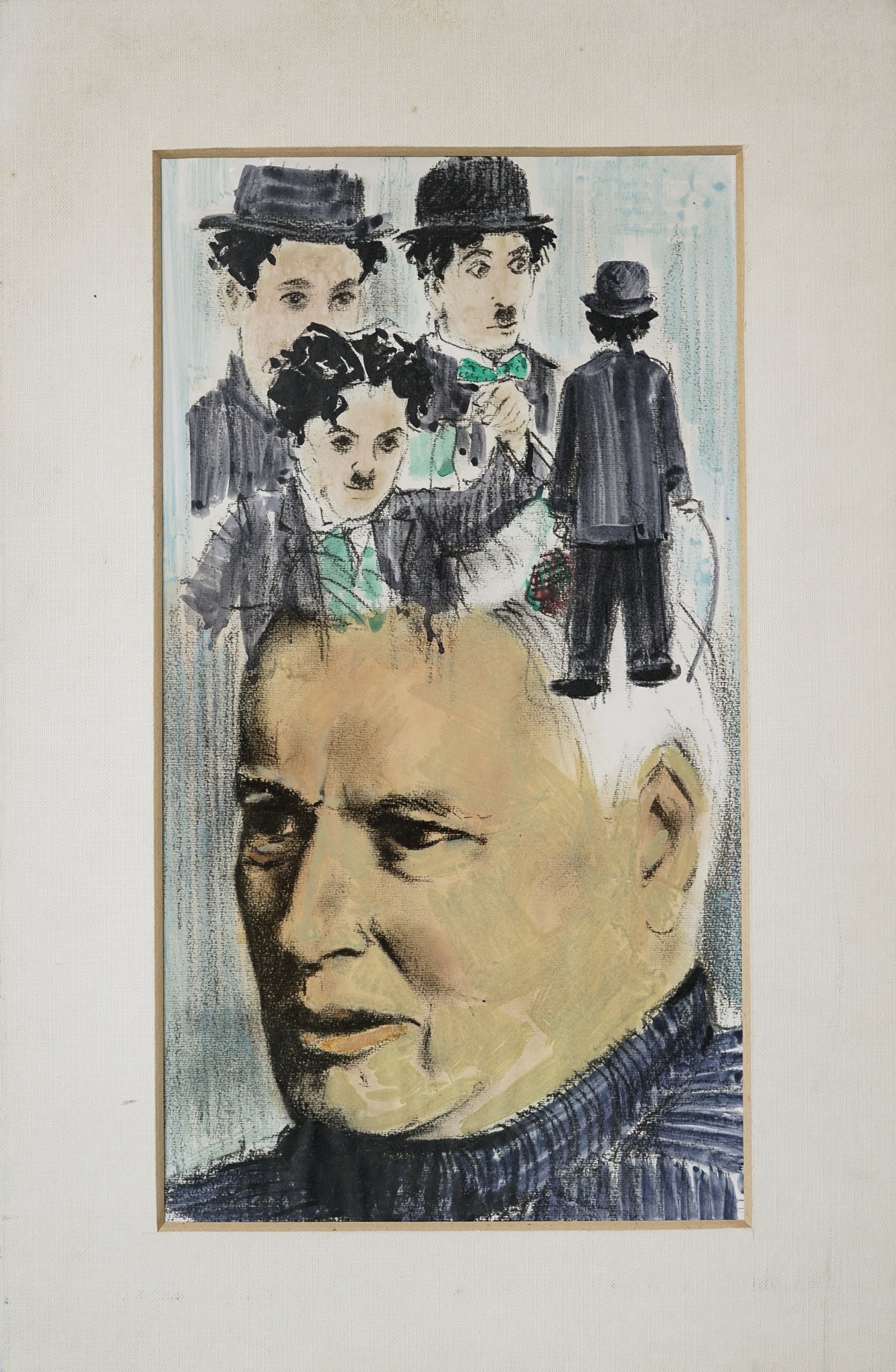 Charlie Chaplin - Collage - Modern Decorative