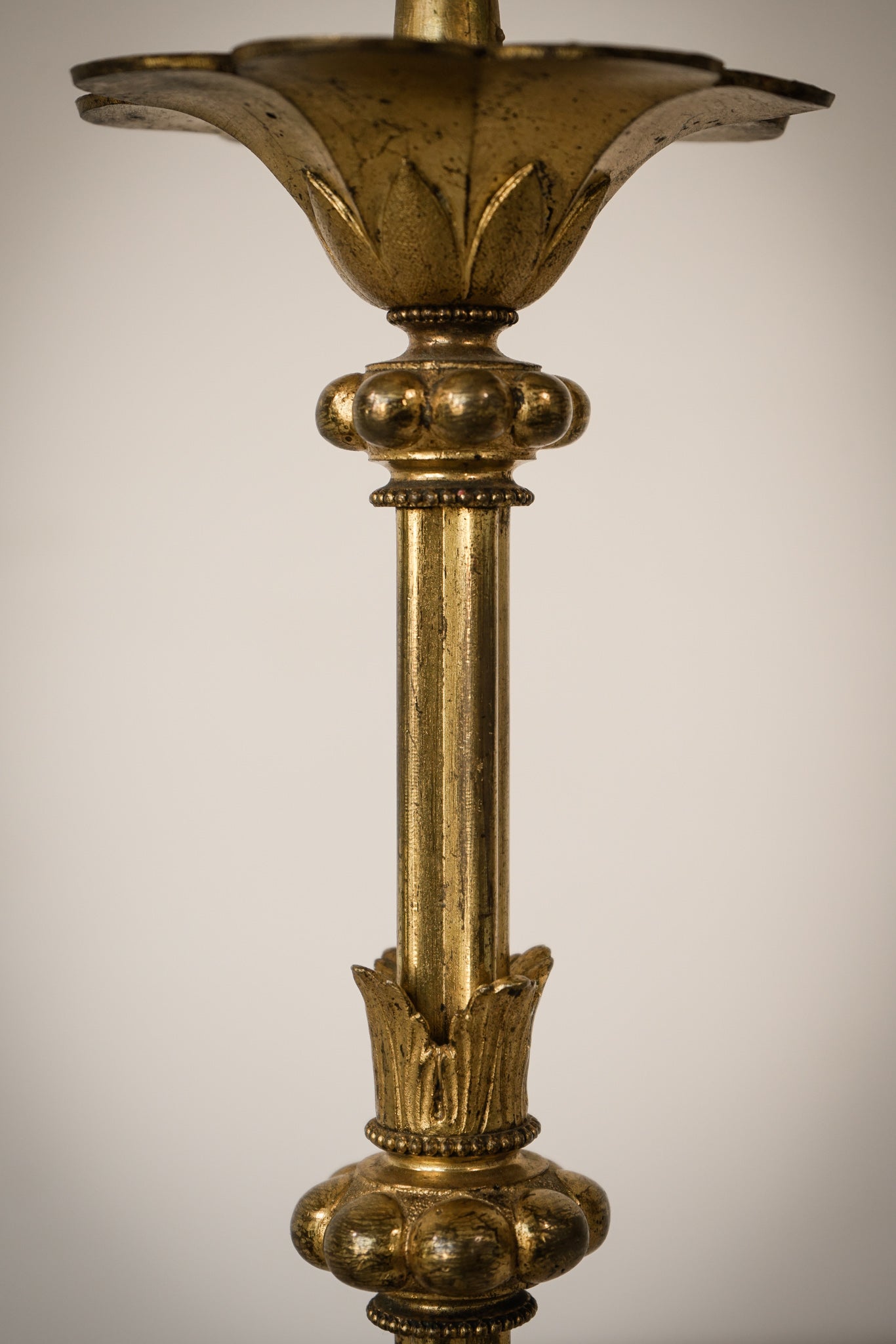 Gothic Revival - Gilded Candlesticks - Modern Decorative