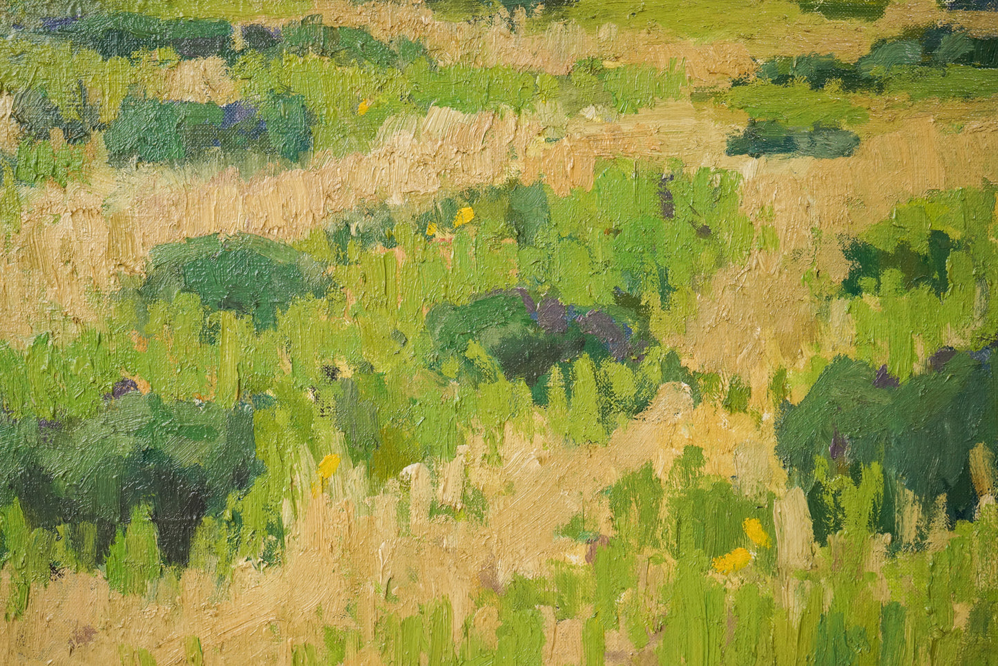 Large Oil Landscape - Post impressionist - Modern Decorative