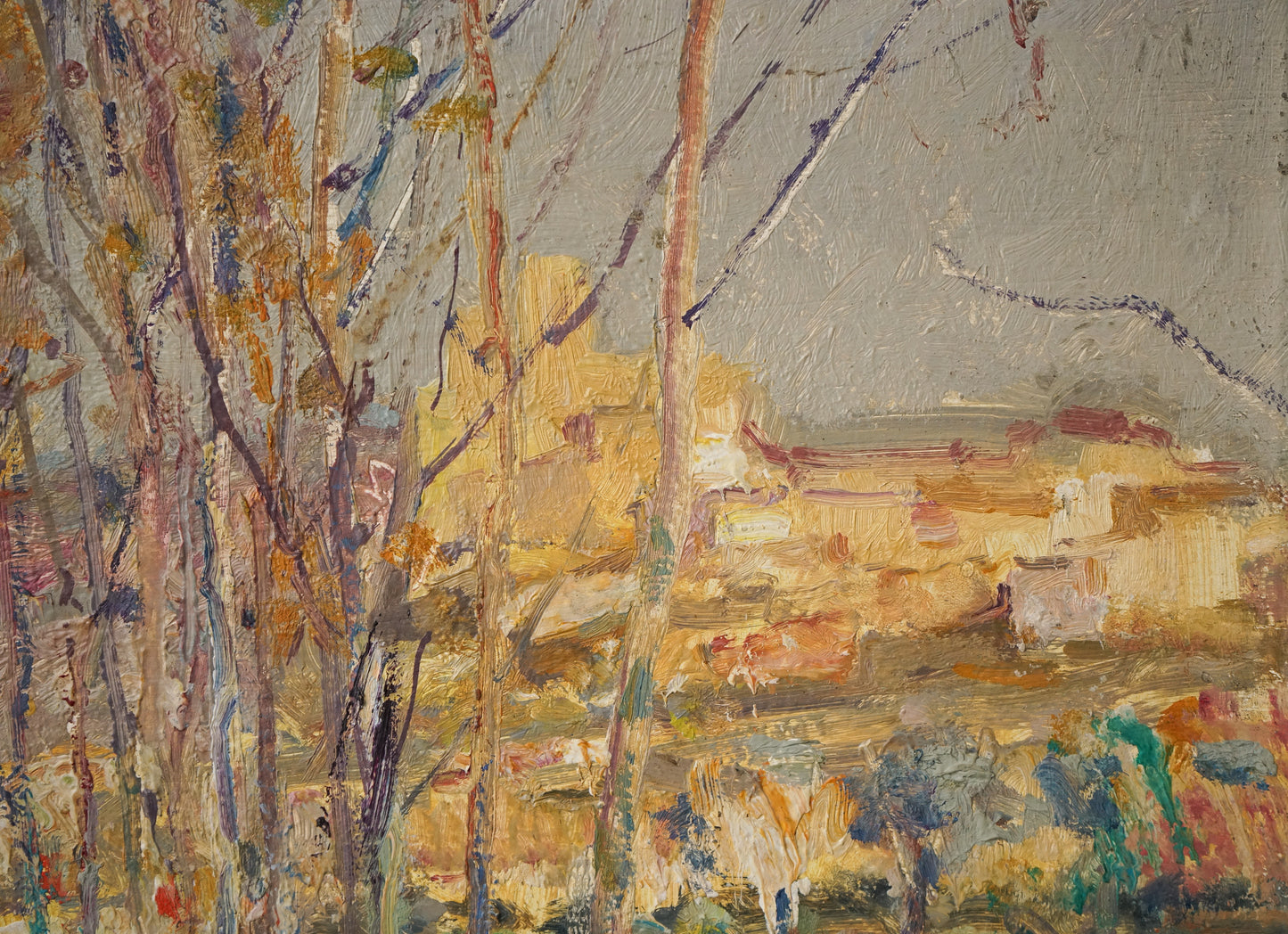 Autumn trees - Post Impressionist - Jordi Freixas Cortes