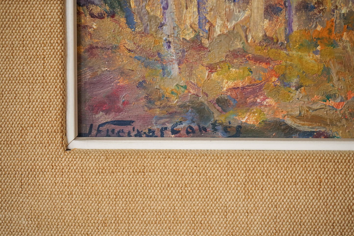 Autumn trees - Post Impressionist - Jordi Freixas Cortes