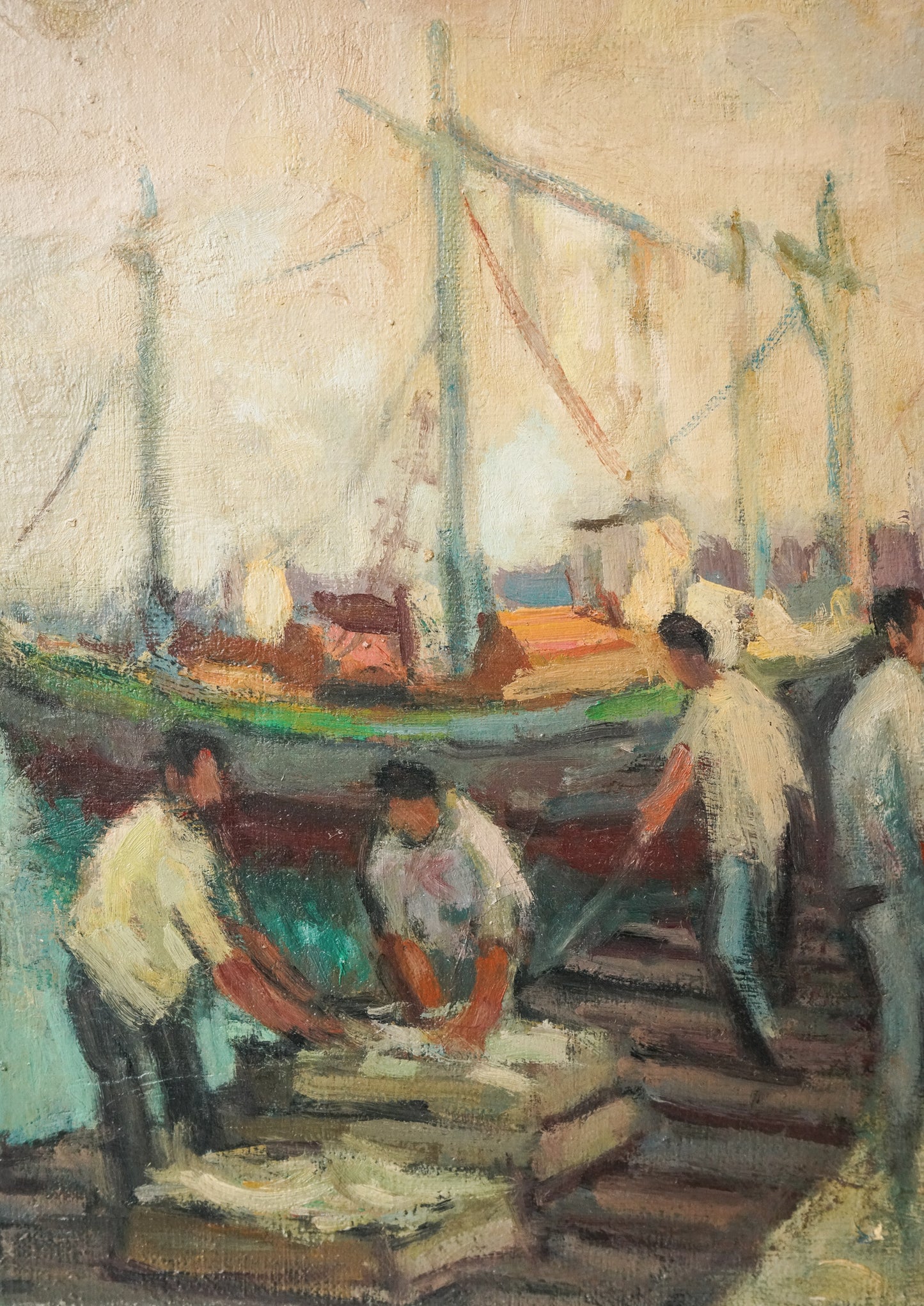 Mariners al port d'arenys - Josep Martinez Romero