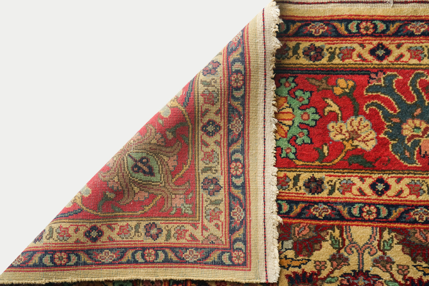 Large arts and crafts liberty style influence hand woven rug