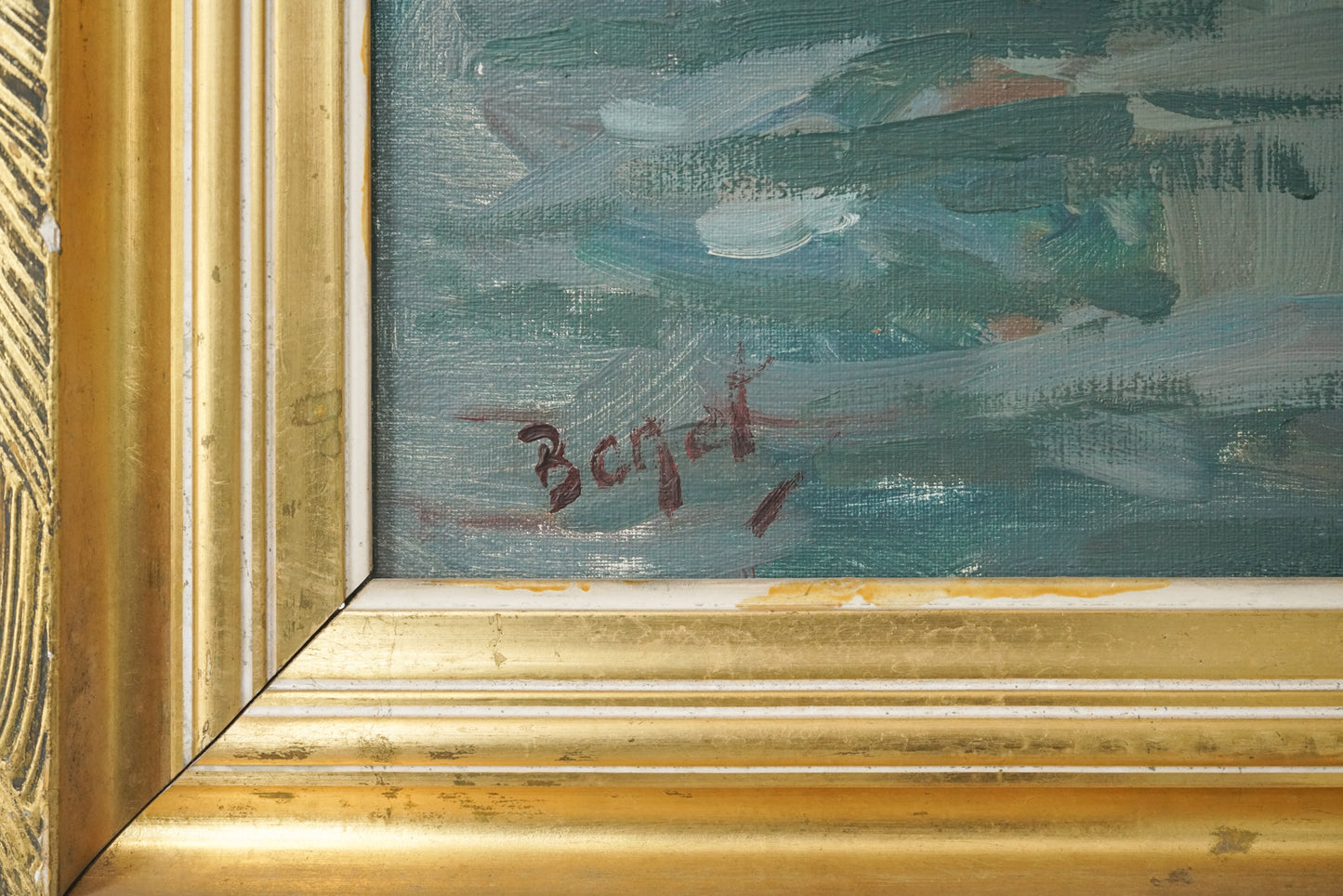Rincón típico de pasajes san sebastian guipuzcoa - Large Post Impressionist Study - Modern Decorative