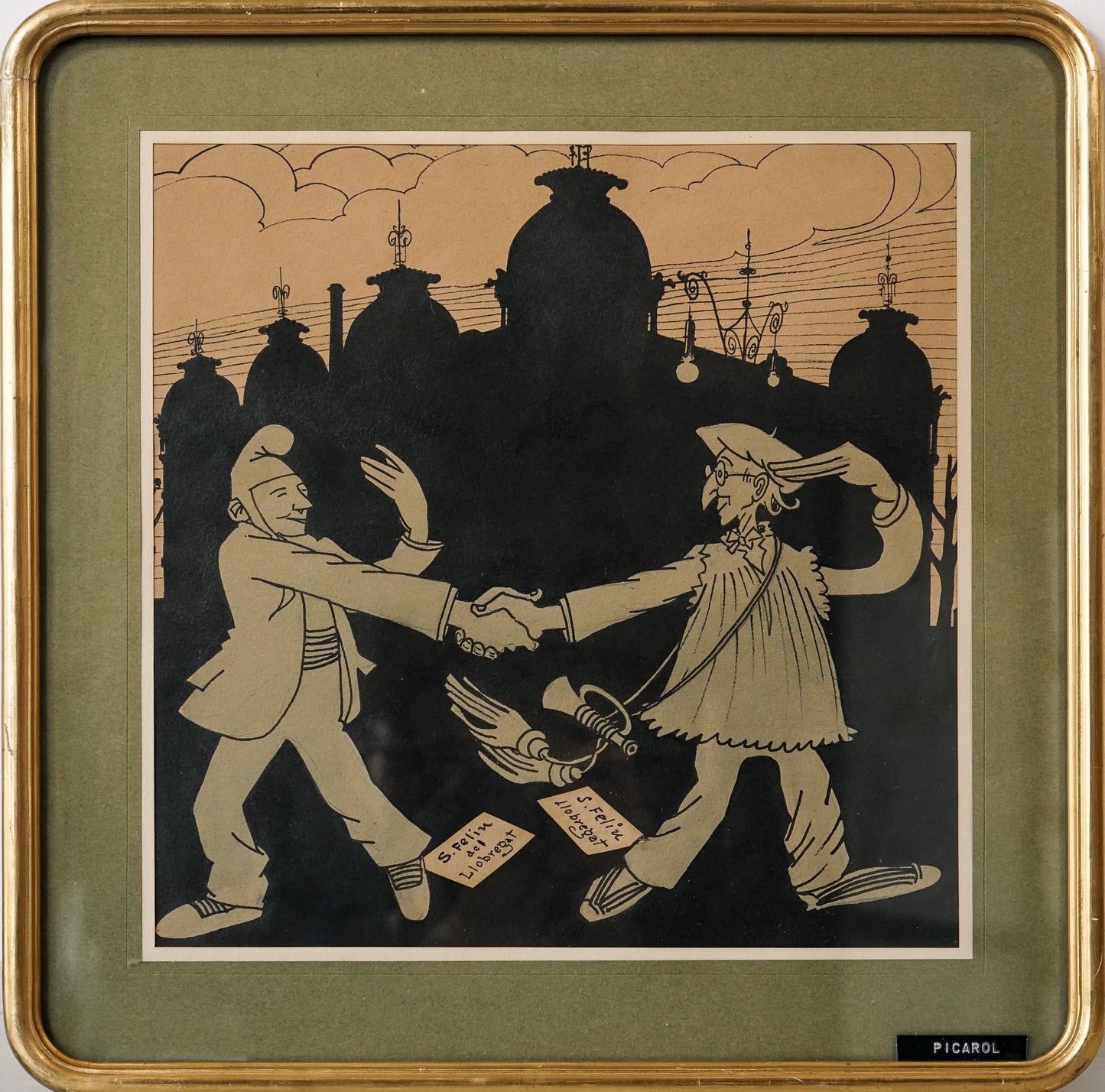 Joseph Costa Ferrer (Picarol) - Original Cartoon