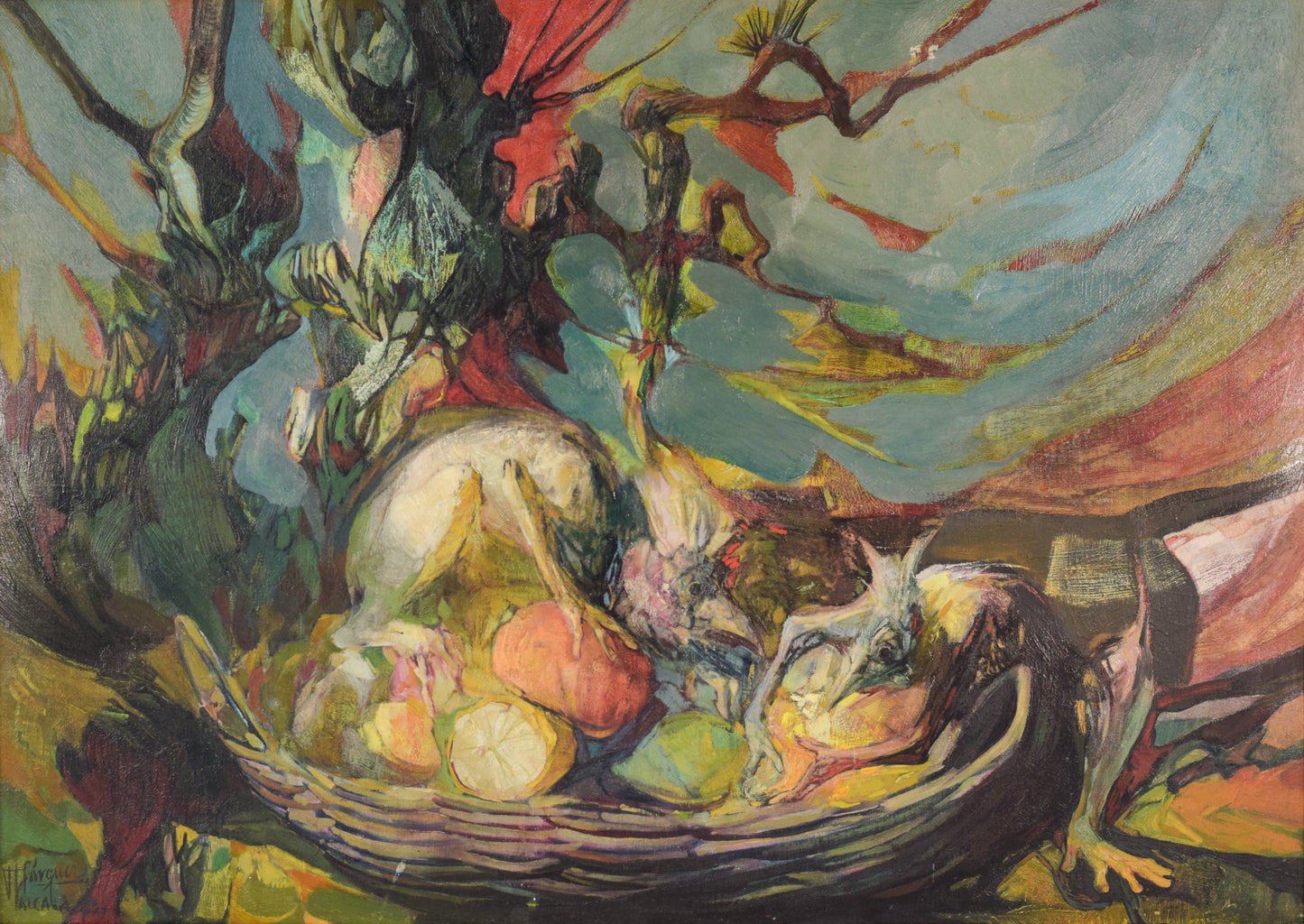José Márquez Alcalá - Grotesque Creatures, Influence of Martin Brothers - Modern Decorative
