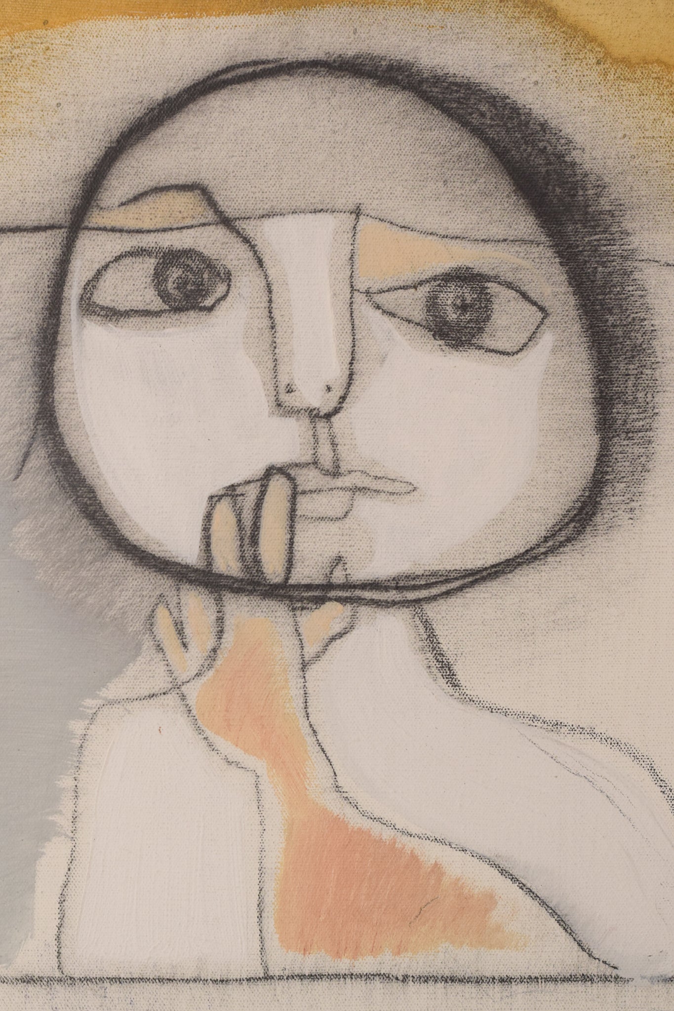 Follower of Joan Miro. Oil on Canvas Painting