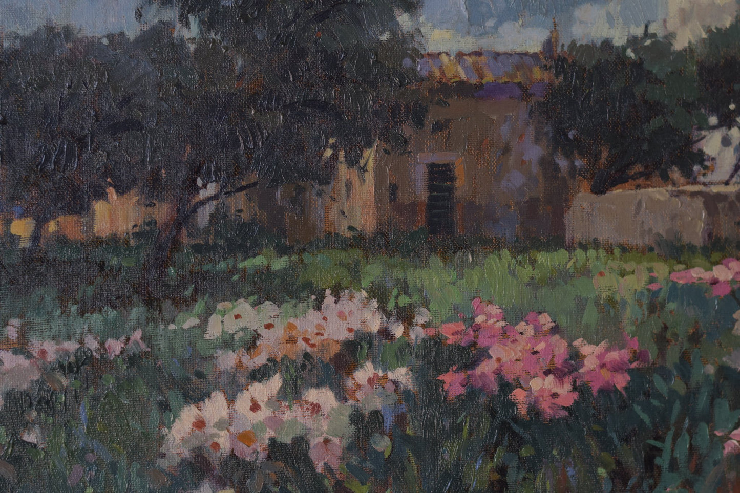 Large Landscape scene with Floral meadow_Detail