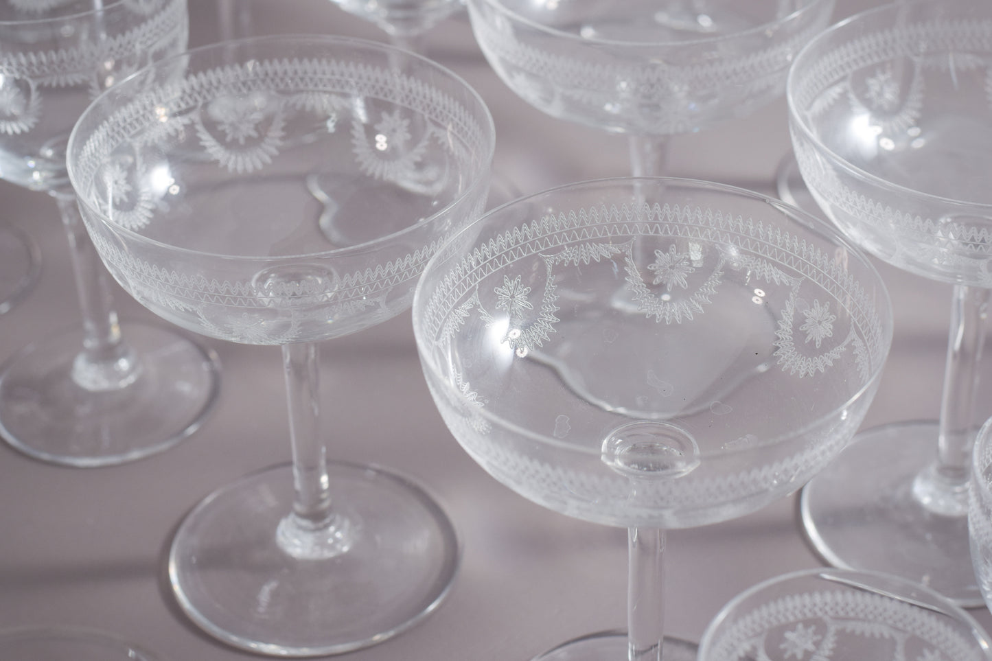 24 - Vintage Drinking Glasses