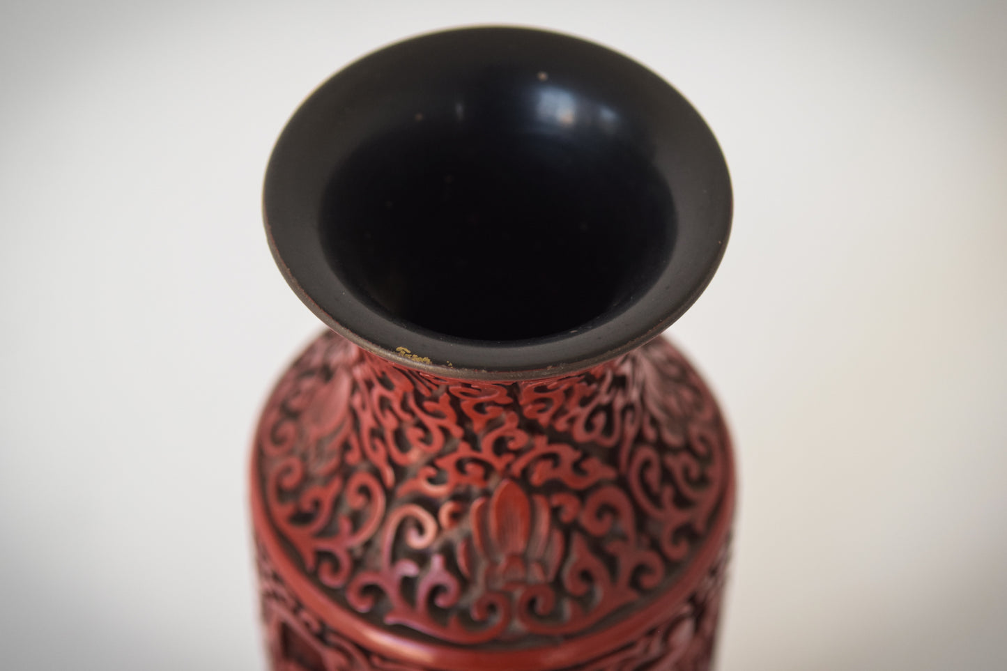 Chinese Lacquered Vase - Modern Decorative