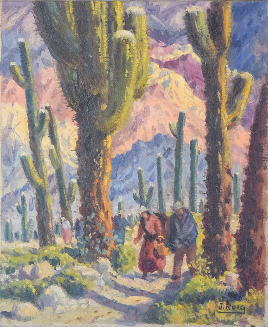 José Roig - 'Purcará de Tilcara' - Modern Decorative