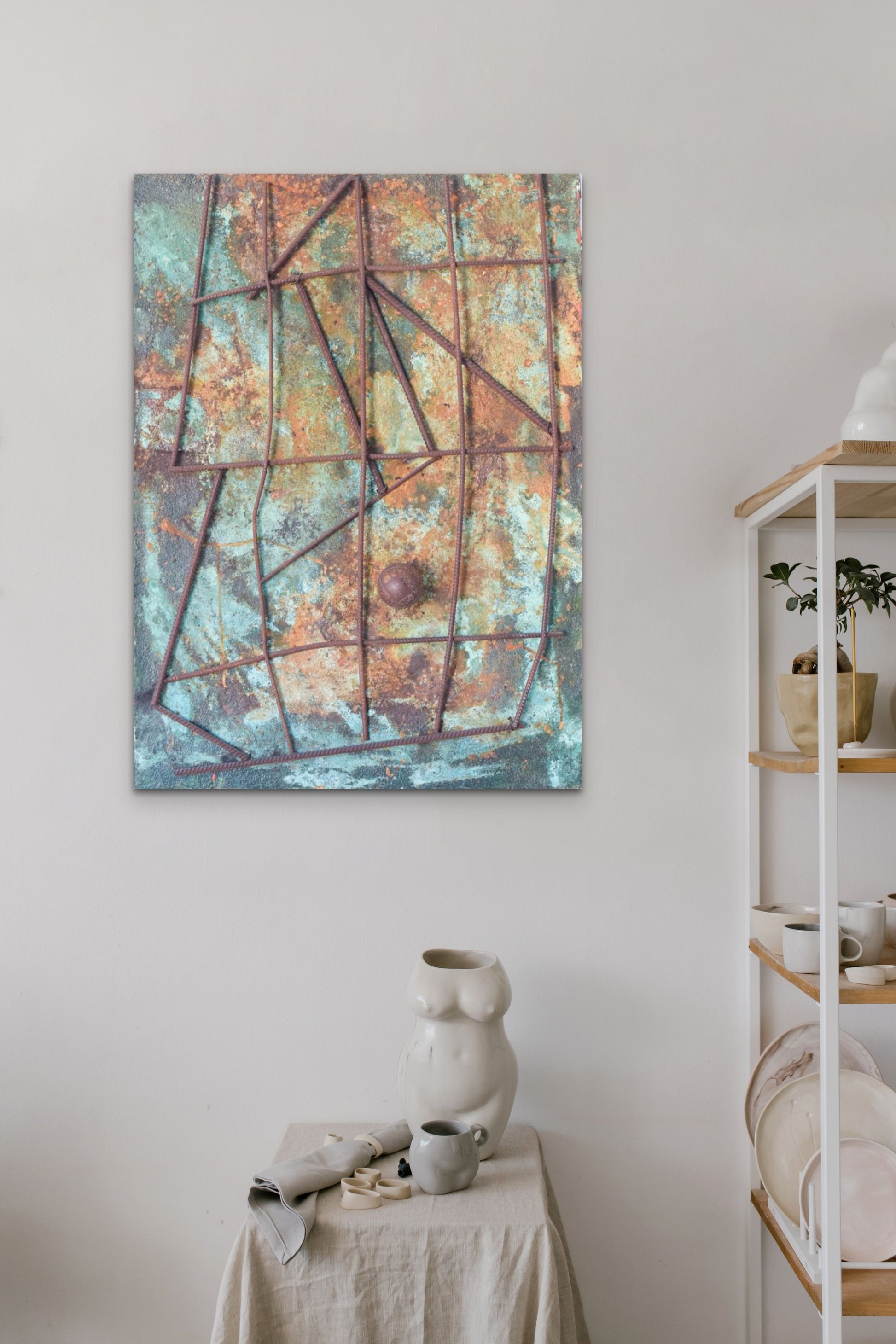 Abstract Assemblage - Architectural Forms - Modern Decorative