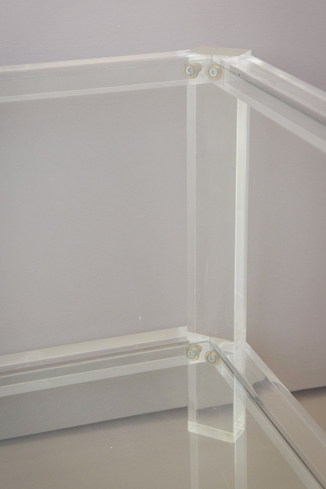 Square Perspex Frame Coffee Table