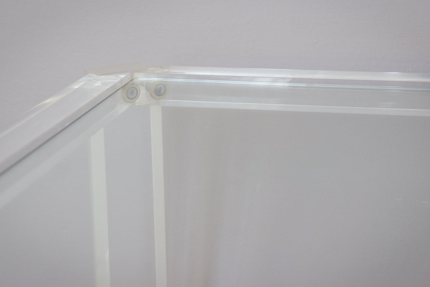 Square Perspex Frame Coffee Table - Modern Decorative