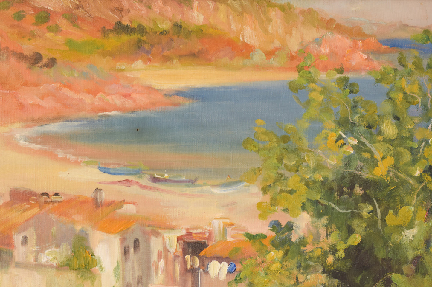 Rafael Sarabia Benitez - Impressionist Seaside Landscape - Modern Decorative