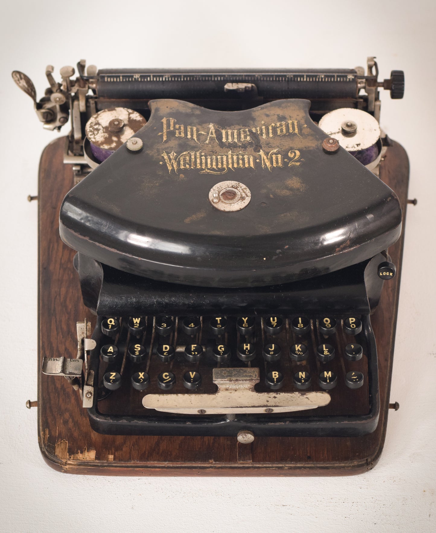 Antique Typewriter with Case - Modern Decorative