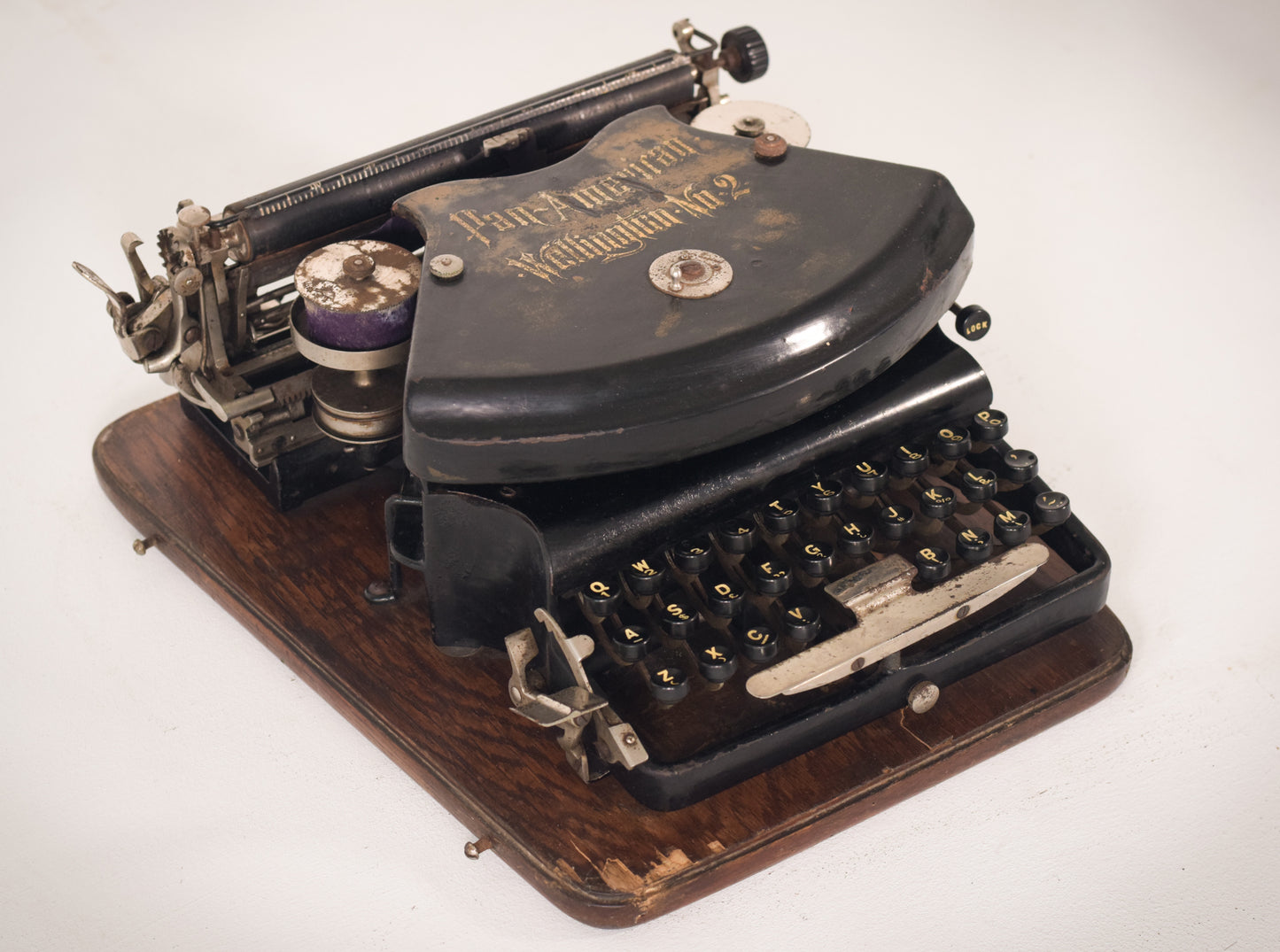Antique Typewriter with Case - Modern Decorative